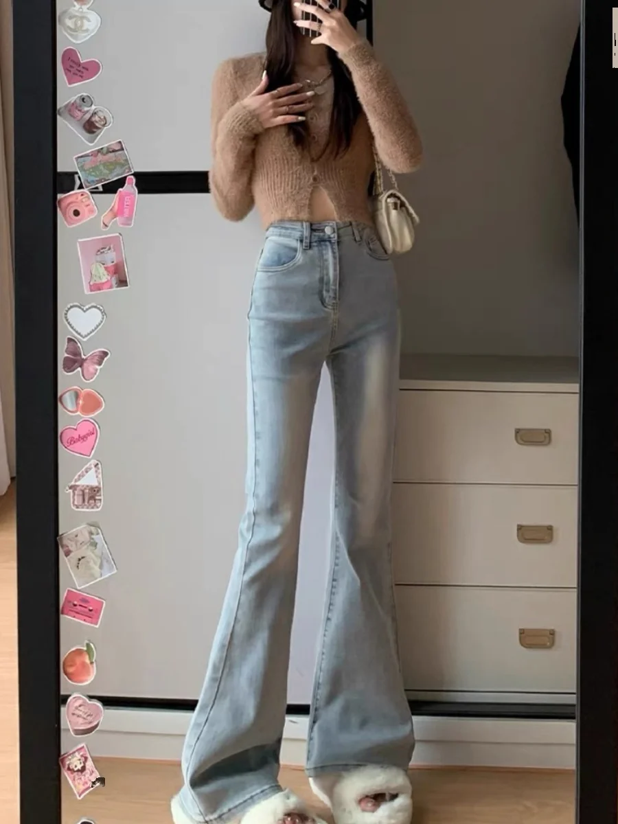 High Waist Slim Fit Jeans Women's Spring Autumn New Style Micro Flared Cotton Elastic Hoof Pants Tummy Control Slimming
High Waist Slim Fit Jeans Women's Spring Autumn New Style Micro Flared Cotton Elastic Hoof Pants Tummy Control Slimming