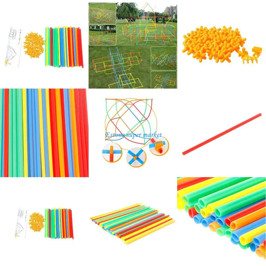090B 100Pcs Colorful Plastic Straw Assembled Building Blocks Children Educational Toy
090B 100Pcs Colorful Plastic Straw Assembled Building Blocks Children Educational Toy