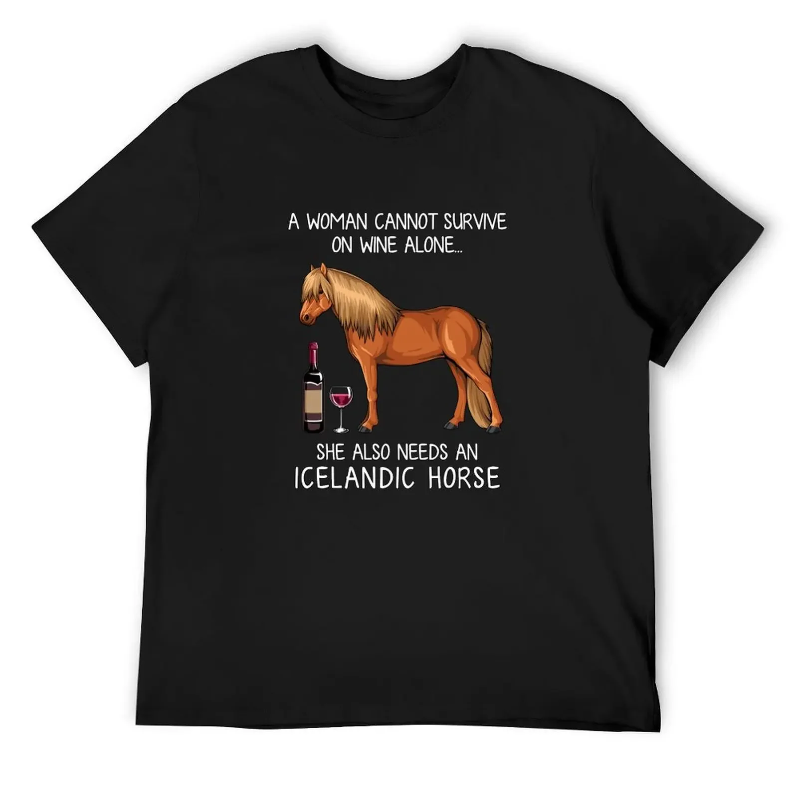 Icelandic Horse horse and wine funny horse T-Shirt vintage clothes Personalized t-shirt kawaii clothes designer t shirt men
Icelandic Horse horse and wine funny horse T-Shirt vintage clothes Personalized t-shirt kawaii clothes designer t shirt men