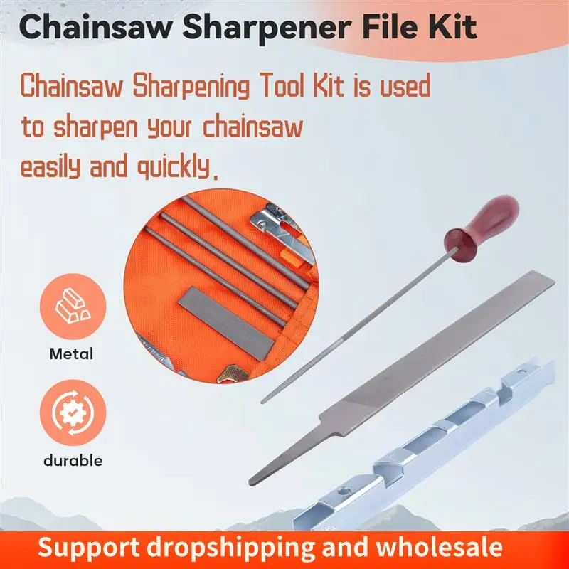 AA86 10 шт. комплект напильников для заточки бензопилы, деревянная ручка, напильники, глубиномер, круглые напильники, направляющая для заточки лезвий цепной пилы
AA86 10 шт. комплект напильников для заточки бензопилы, деревянная ручка, напильники, глубиномер, круглые напильники, направляющая для заточки лезвий цепной пилы