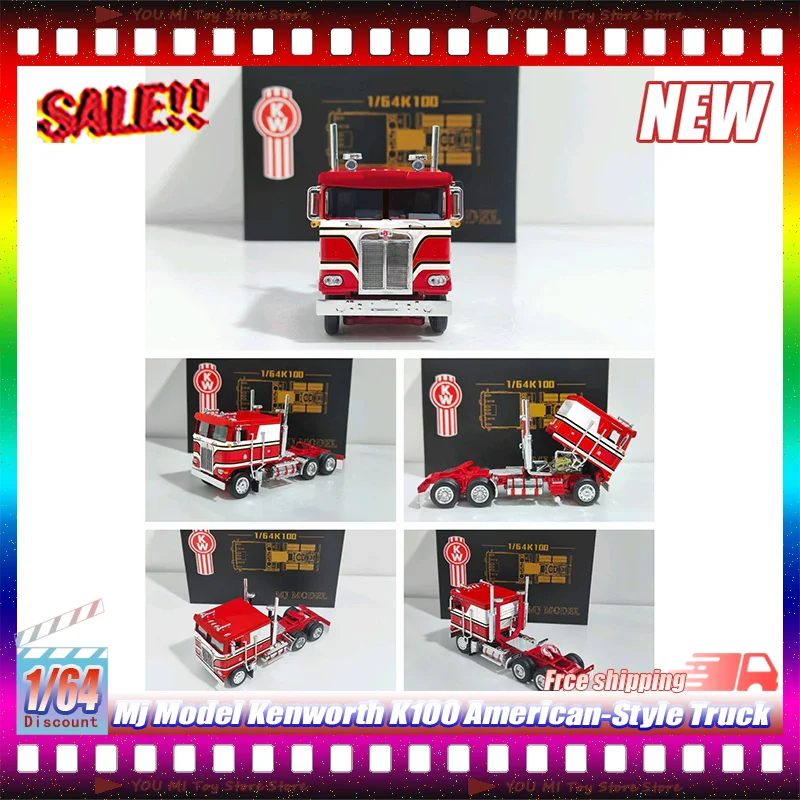 1:64 New Mj Model Kenworth K100 American-Style Truck Simulation Alloy Die-Casting Truck Model Collectible Toys Gifts Collectors
1:64 New Mj Model Kenworth K100 American-Style Truck Simulation Alloy Die-Casting Truck Model Collectible Toys Gifts Collectors
