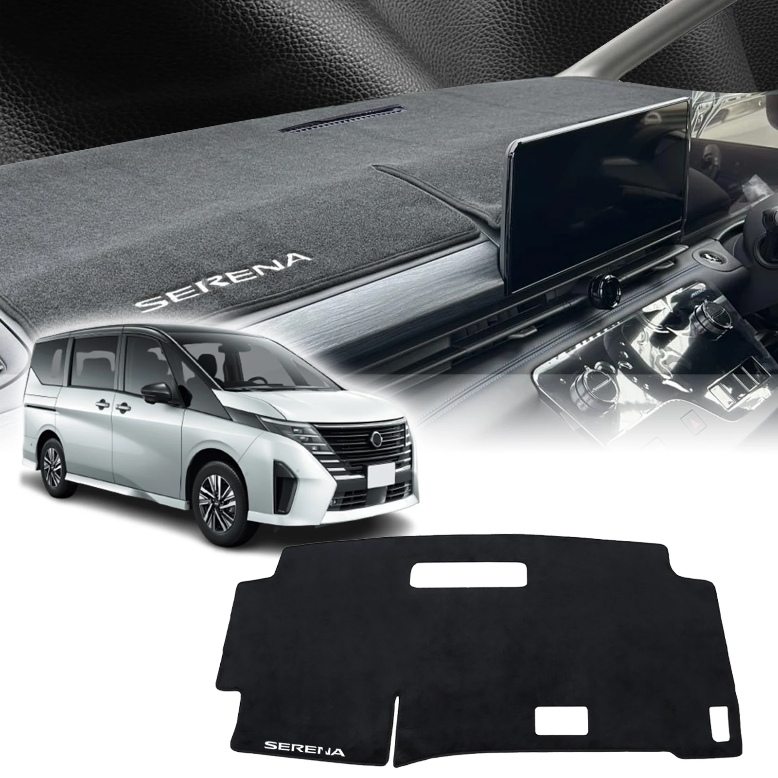 fit for C28 2023 2024 2025 2026 Nissan Serena RHD Dashmat DashMat Sunshade Protective Dashboard Cover Pad Carpet Car Accessories
fit for C28 2023 2024 2025 2026 Nissan Serena RHD Dashmat DashMat Sunshade Protective Dashboard Cover Pad Carpet Car Accessories