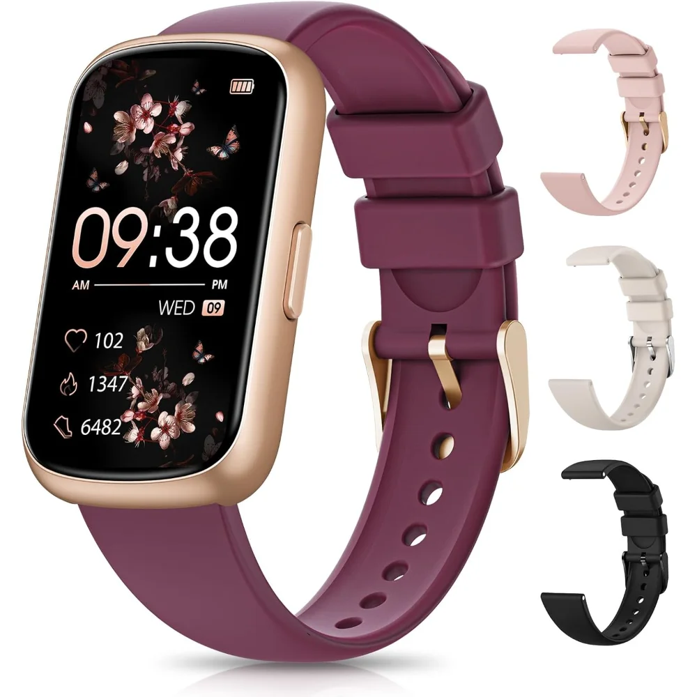 Fitness Tracker,for Women with Heart Rate/Blood Oxygen/Sleep Monitor, 20+ Sports Modes, Step Tracker Smart Watch
Fitness Tracker,for Women with Heart Rate/Blood Oxygen/Sleep Monitor, 20+ Sports Modes, Step Tracker Smart Watch