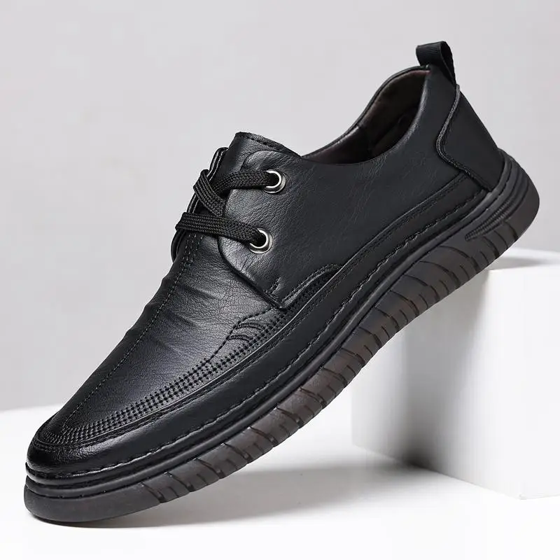 Dress men's party retro moccasin year new men's casual leather board Korean version
Dress men's party retro moccasin year new men's casual leather board Korean version