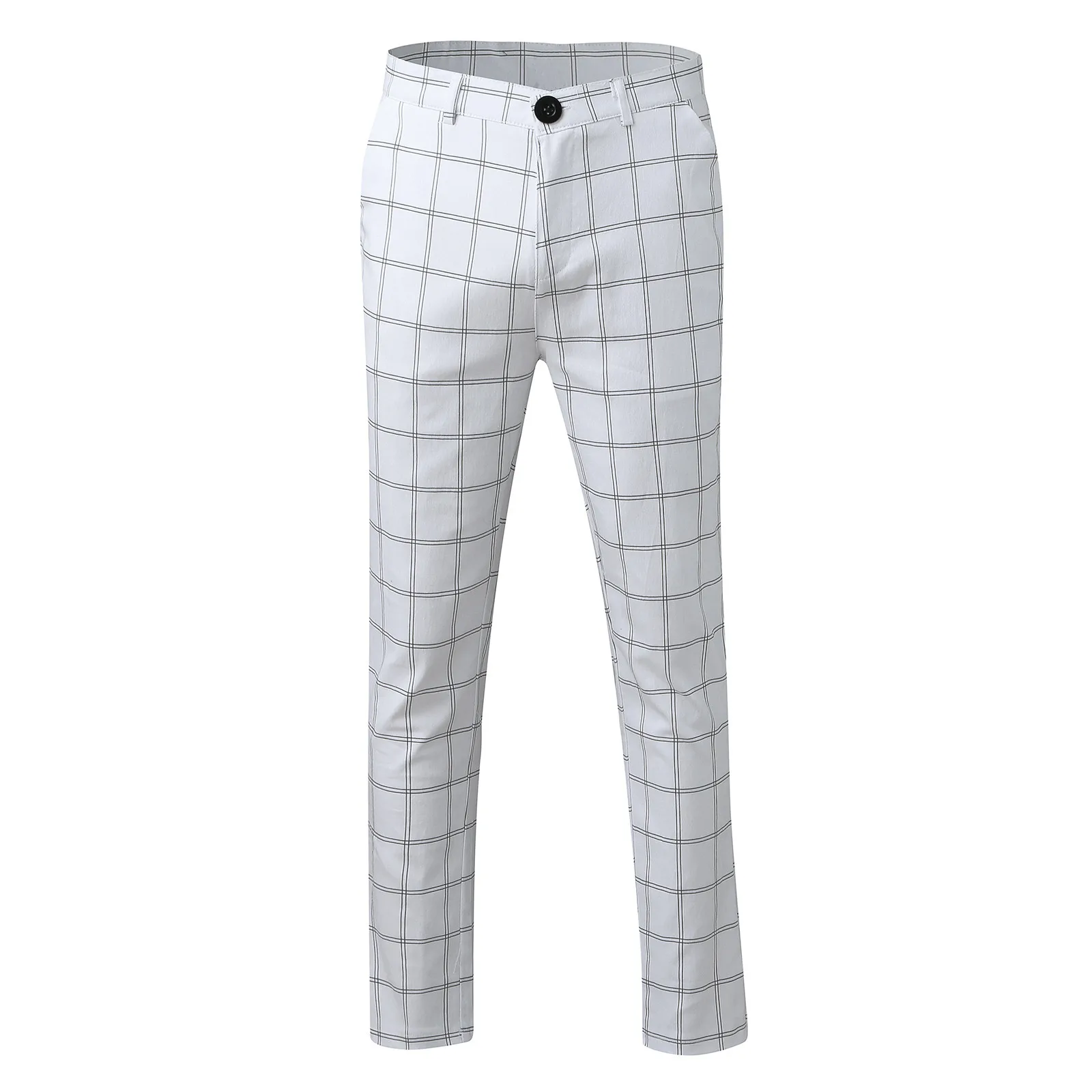 Men Casual Pants Slim Fit Plaid Print Zipper Fashion Stretch Skinny Straight Long Man Y2k Clothing Gym Work Trousers Pantalones
Men Casual Pants Slim Fit Plaid Print Zipper Fashion Stretch Skinny Straight Long Man Y2k Clothing Gym Work Trousers Pantalones