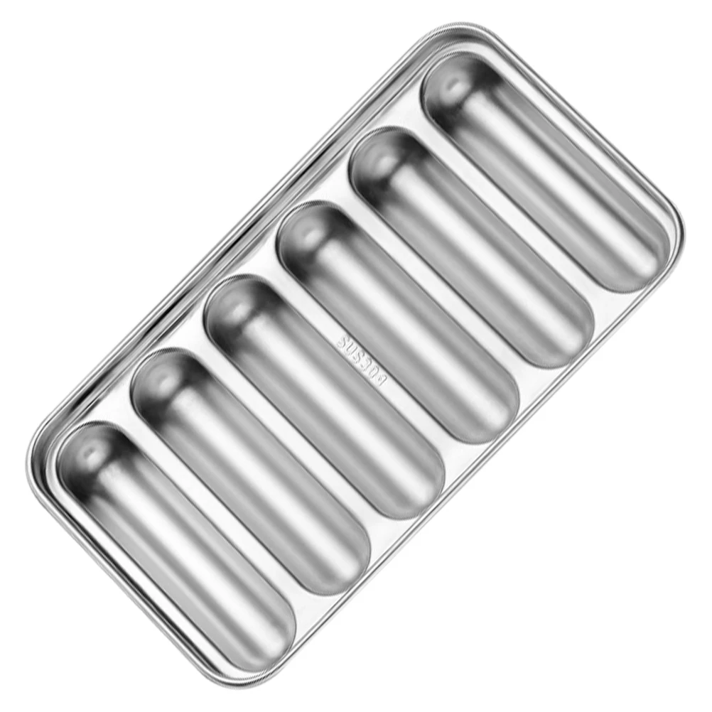 Stainless Steel Maker 6 Cavities Easy Food Hot Dog Molds Tool Sausage Mold Non Stick Hot Dog Mold Gift
Stainless Steel Maker 6 Cavities Easy Food Hot Dog Molds Tool Sausage Mold Non Stick Hot Dog Mold Gift