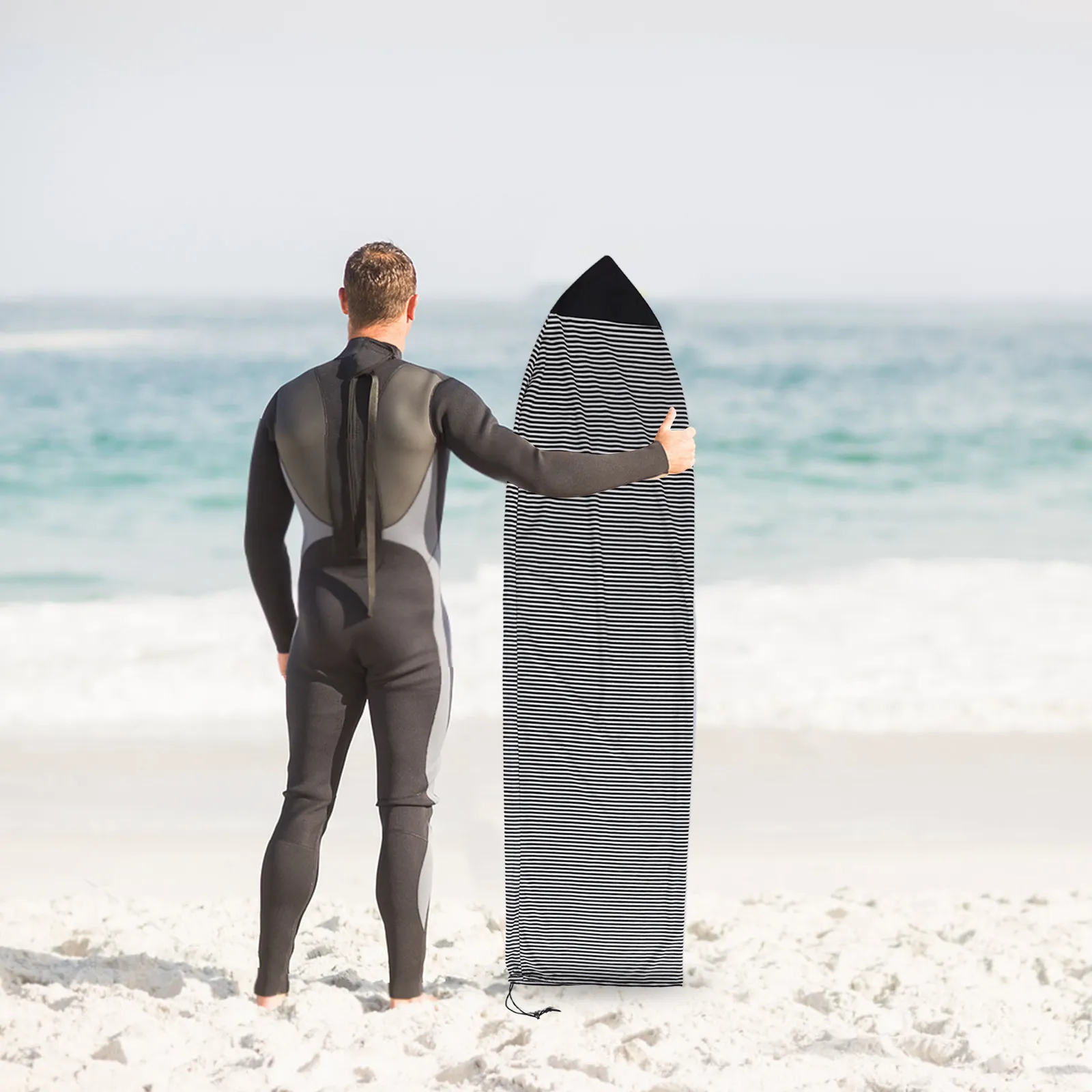 Stretchy Surfboard Protective Cover Sleeve for Travel Storage Uv Damage Ding Protection Snowboard Paddleboard Universal Fit Surf
Stretchy Surfboard Protective Cover Sleeve for Travel Storage Uv Damage Ding Protection Snowboard Paddleboard Universal Fit Surf