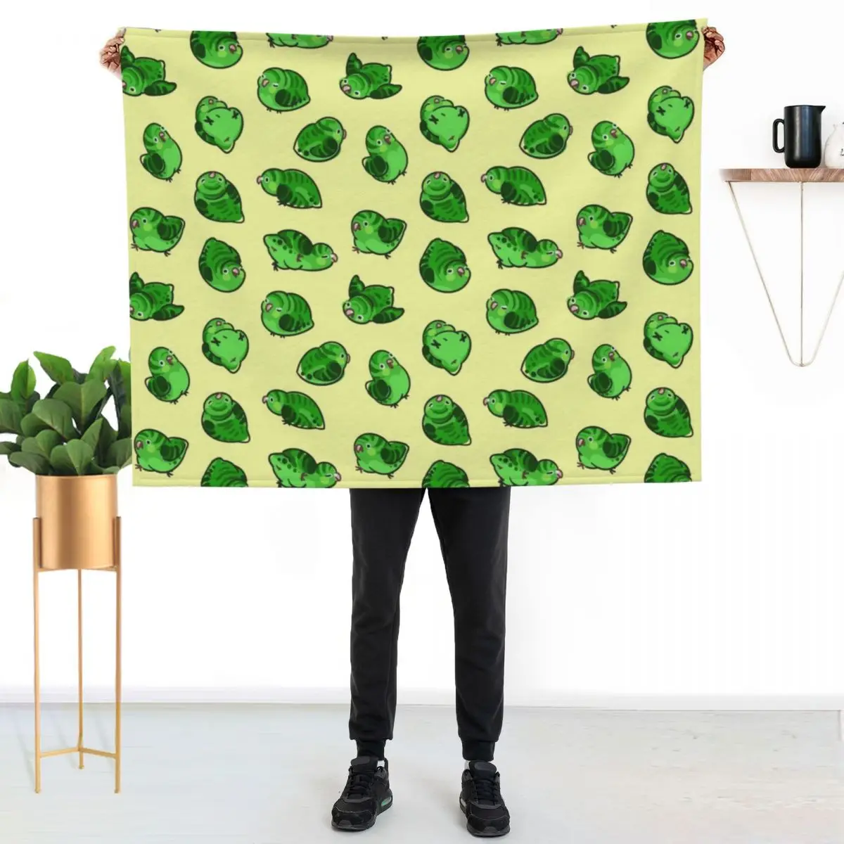 Linnie Doots - Green on Yellow Throw Blanket Cozy Throw Blanket for Bed Sofa Chair
Linnie Doots - Green on Yellow Throw Blanket Cozy Throw Blanket for Bed Sofa Chair