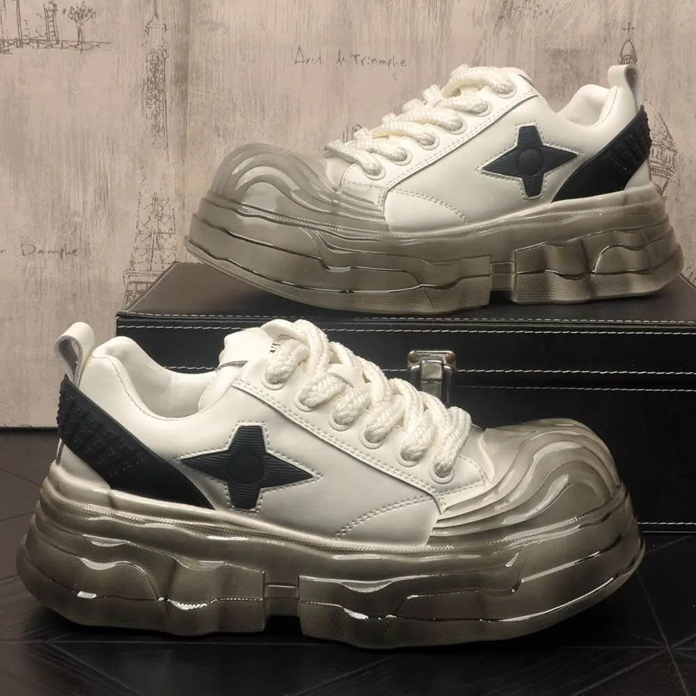 2026 Summer New Genuine Leather Thick Sole Height Increasing Casual Board Shoes Versatile Korean Trendy Fashion Sneakers
2026 Summer New Genuine Leather Thick Sole Height Increasing Casual Board Shoes Versatile Korean Trendy Fashion Sneakers