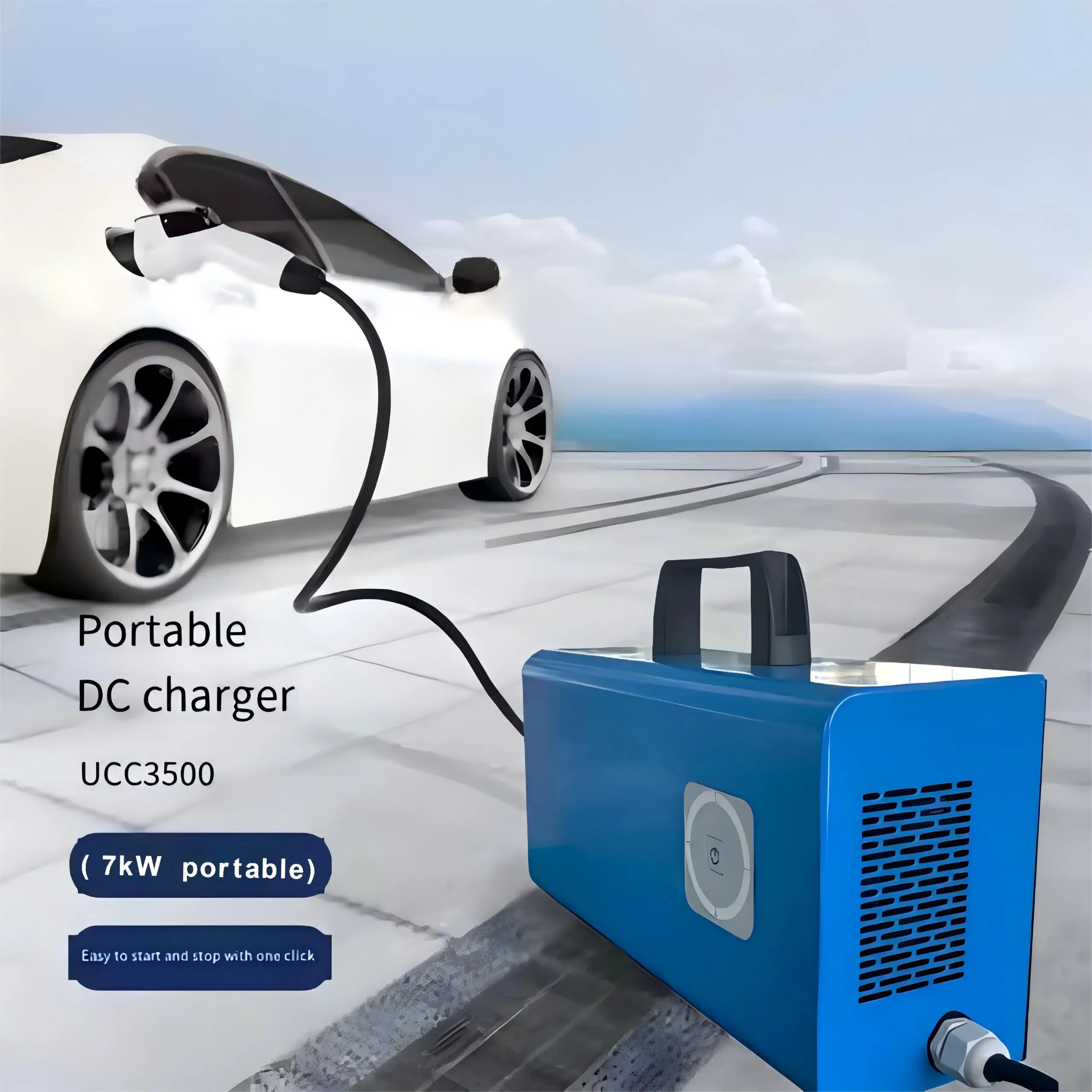 Mobile Electric Car Charger 3.5KW 7KW 20KW 40KW DC 30-61A
Mobile Electric Car Charger 3.5KW 7KW 20KW 40KW DC 30-61A