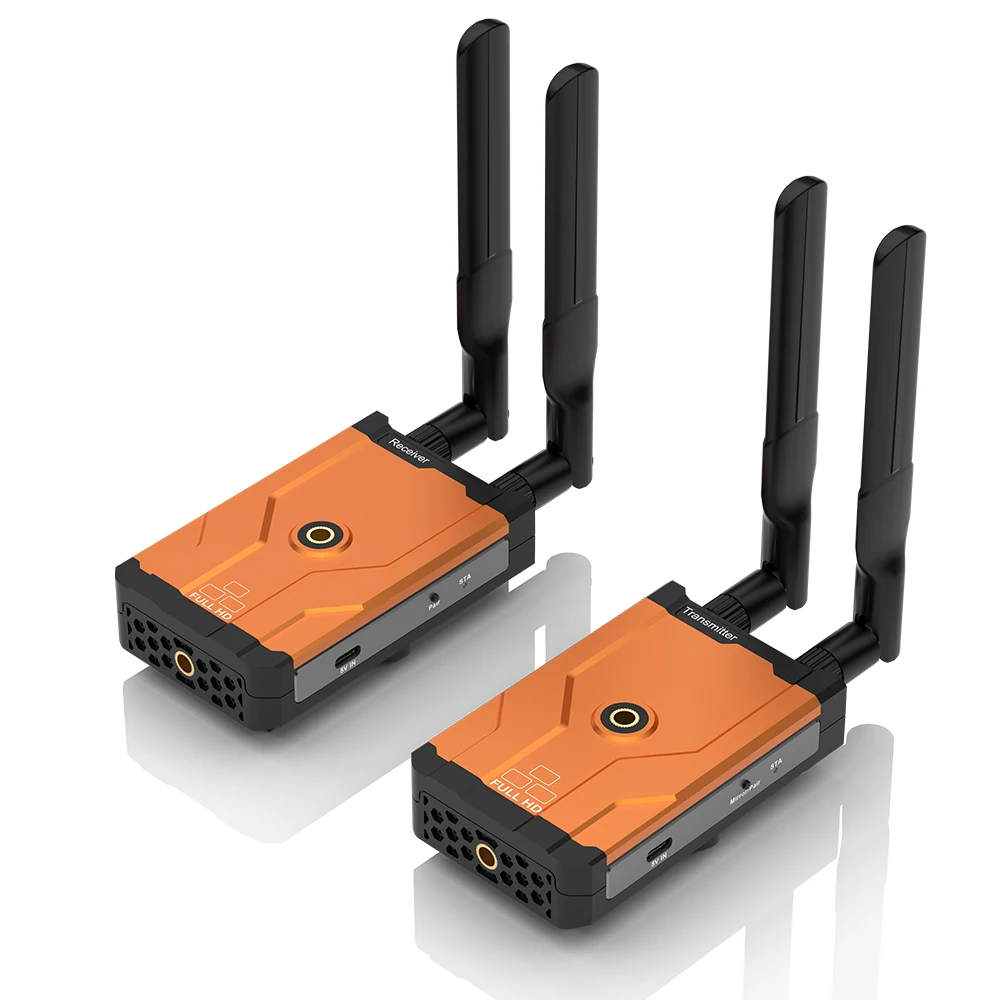 HOOMC 500m HD Wireless Extender Plug and Play Video Transmitter and Receivers Display for Live Streaming
HOOMC 500m HD Wireless Extender Plug and Play Video Transmitter and Receivers Display for Live Streaming