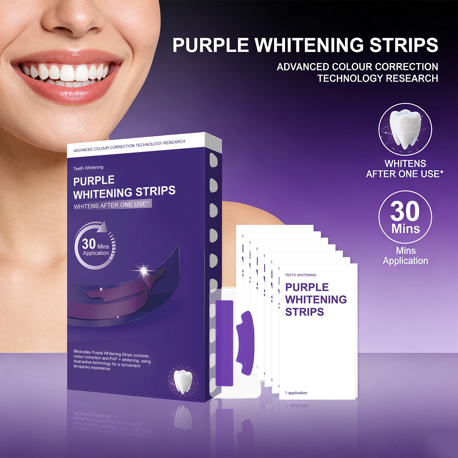 Menthol Teeth Whitening Strips Quickly Brighten Remove Tooth Stains Improve Tooth Yellowing Fresh Breath Oral Care Teeth Patches
Menthol Teeth Whitening Strips Quickly Brighten Remove Tooth Stains Improve Tooth Yellowing Fresh Breath Oral Care Teeth Patches