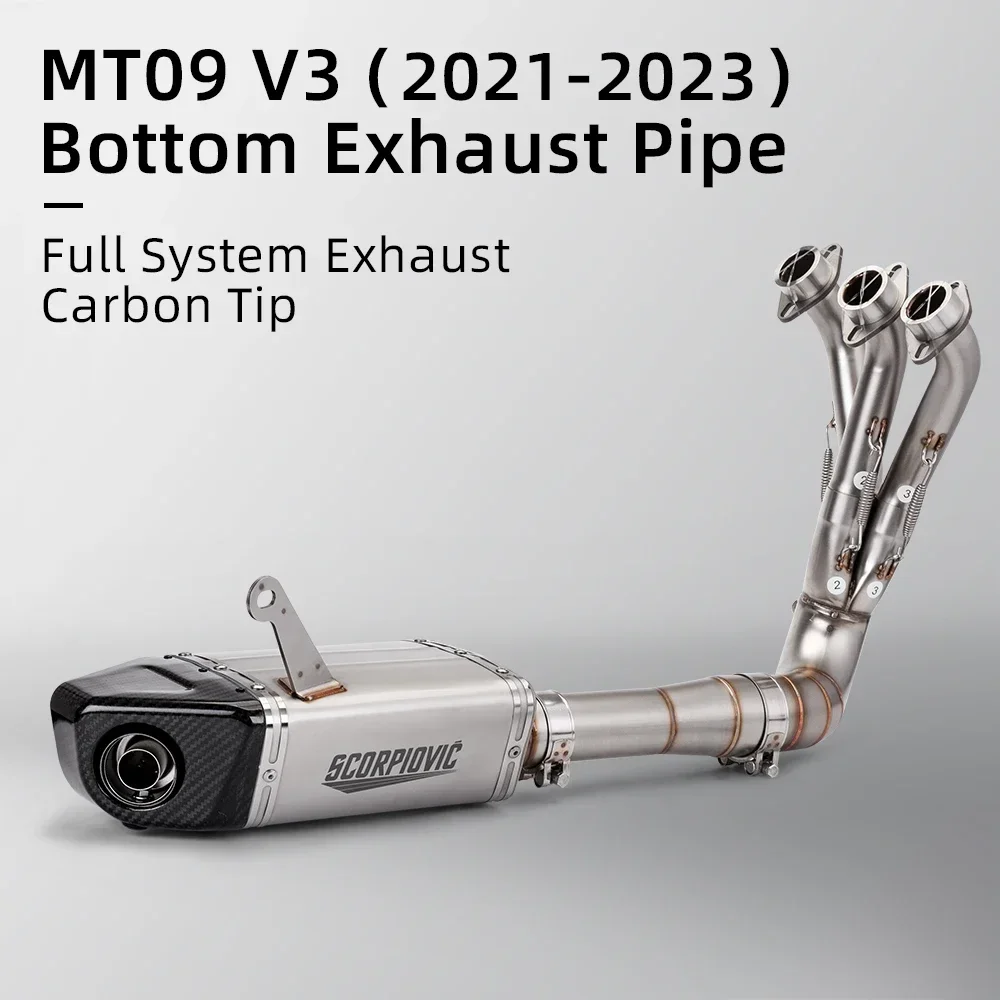 Motorcycle Exhaust Full Systems Carbon Fiber Pipe LeoVince Muffler Slip-on Voor Yamaha MT09 FZ09 Tracer 9 GT XSR900 2021- 2023
Motorcycle Exhaust Full Systems Carbon Fiber Pipe LeoVince Muffler Slip-on Voor Yamaha MT09 FZ09 Tracer 9 GT XSR900 2021- 2023