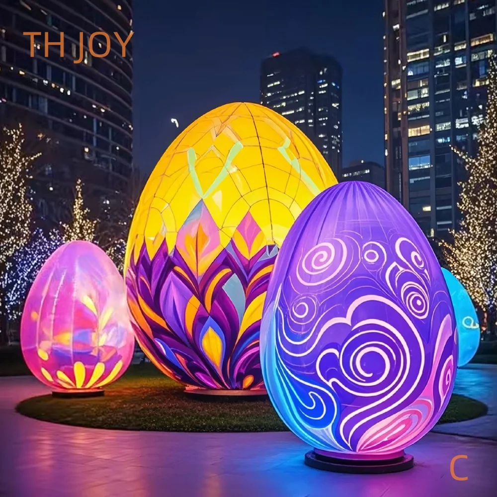 Украшение для активного отдыха, красочные надувные пасхальные яйца, воздушный шар с полной печатью, модели пасхальных яиц со светодиодной подсветкой
Украшение для активного отдыха, красочные надувные пасхальные яйца, воздушный шар с полной печатью, модели пасхальных яиц со светодиодной подсветкой