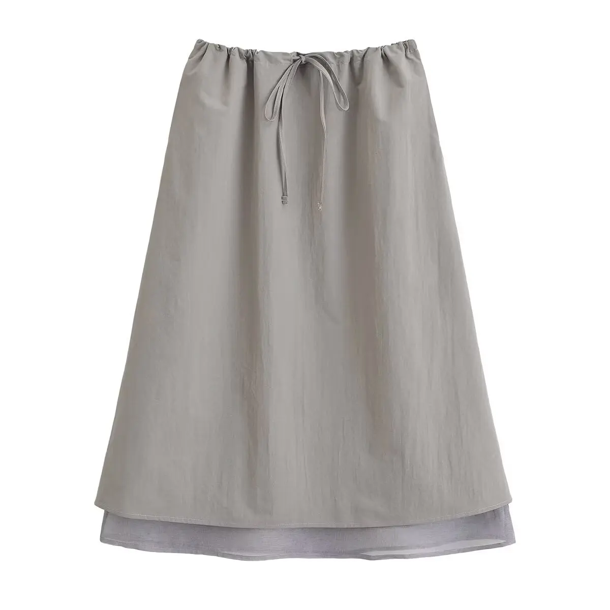 European and American style 2026 new summer style sweet bow tie midi umbrella skirt high waist loose casual skirt for women
European and American style 2026 new summer style sweet bow tie midi umbrella skirt high waist loose casual skirt for women
