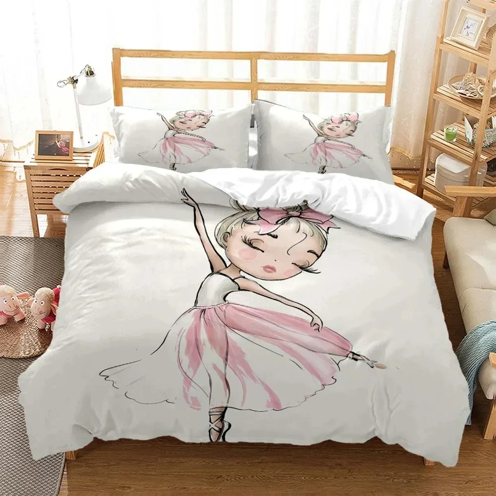 Ballet Girls Minimalist Fashion Bed Three Piece Set soft and comfortable Comforter bedding sets Customizable for girl
Ballet Girls Minimalist Fashion Bed Three Piece Set soft and comfortable Comforter bedding sets Customizable for girl