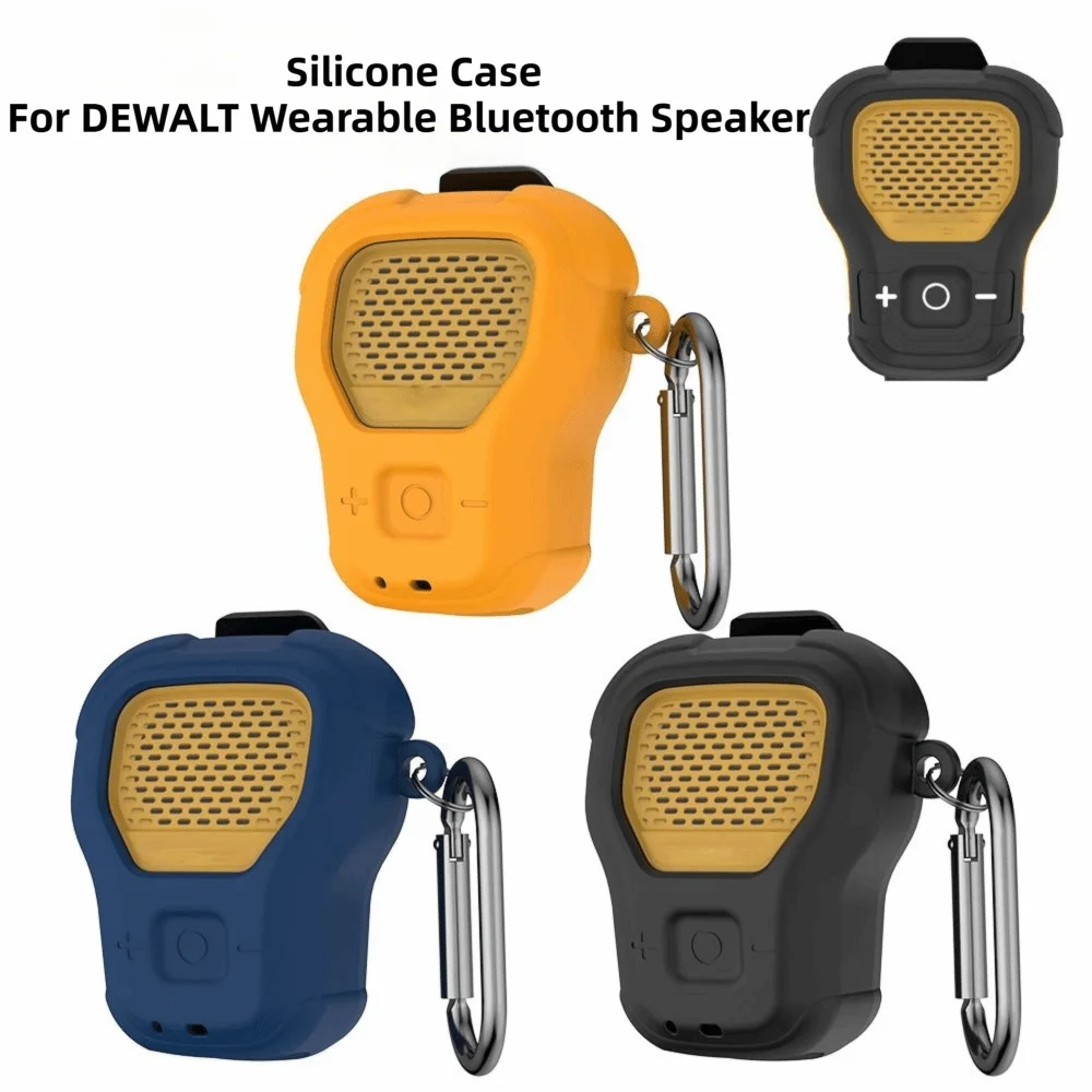 Anti-fall Silicone Case Grip Texture Shock-Proof Protective Cover Compact with Lanyard for DEWALT Wearable Bluetooth Speaker
Anti-fall Silicone Case Grip Texture Shock-Proof Protective Cover Compact with Lanyard for DEWALT Wearable Bluetooth Speaker