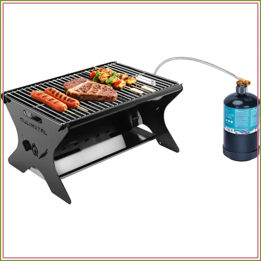 Portable Camping Grill – Foldable Charcoal/Gas BBQ with Carry Bag, Heavy-Duty for Outdoor Cooking
Portable Camping Grill – Foldable Charcoal/Gas BBQ with Carry Bag, Heavy-Duty for Outdoor Cooking