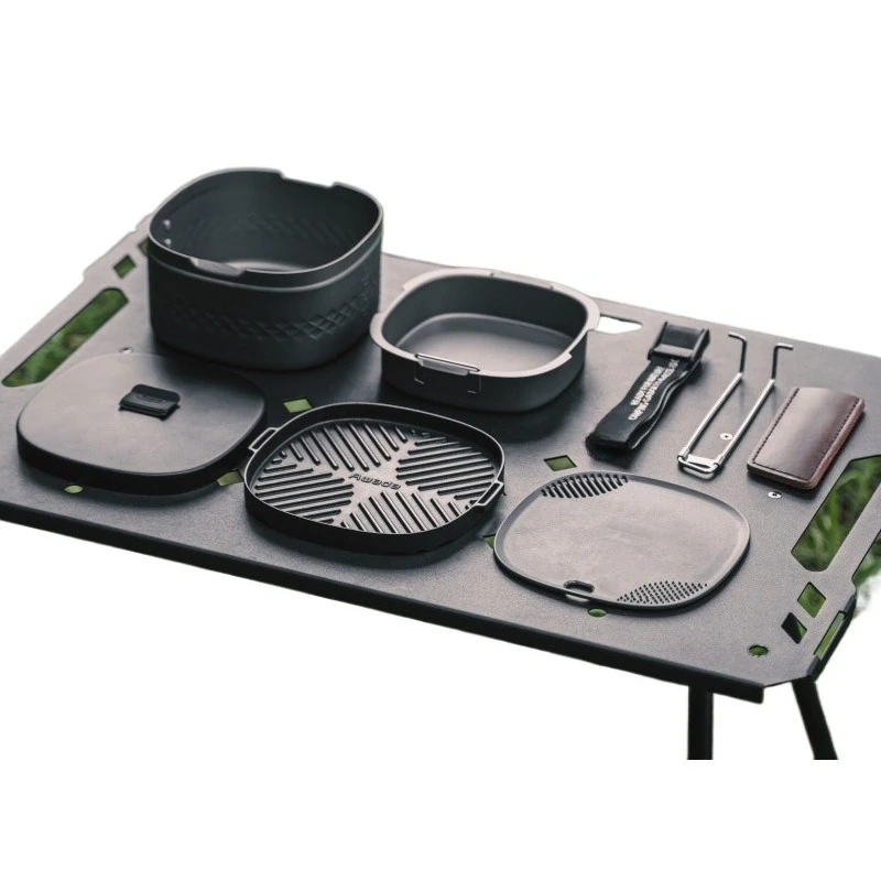 Multifunctional Portable Lunch Box Set Outdoor Camping Picnic Lightweight Bento Box Alcohol Stove Cooking Pot
Multifunctional Portable Lunch Box Set Outdoor Camping Picnic Lightweight Bento Box Alcohol Stove Cooking Pot