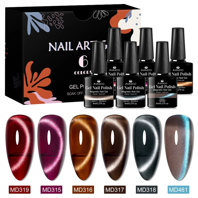 Набор из 6 штук, 8 мл, гель-лак для ногтей с эффектом лунного сияния и магнитным блеском, полуперманентный, светоотражающий, УФ/LED, для снятия замачиванием, для нейл-арта
Набор из 6 штук, 8 мл, гель-лак для ногтей с эффектом лунного сияния и магнитным блеском, полуперманентный, светоотражающий, УФ/LED, для снятия замачиванием, для нейл-арта