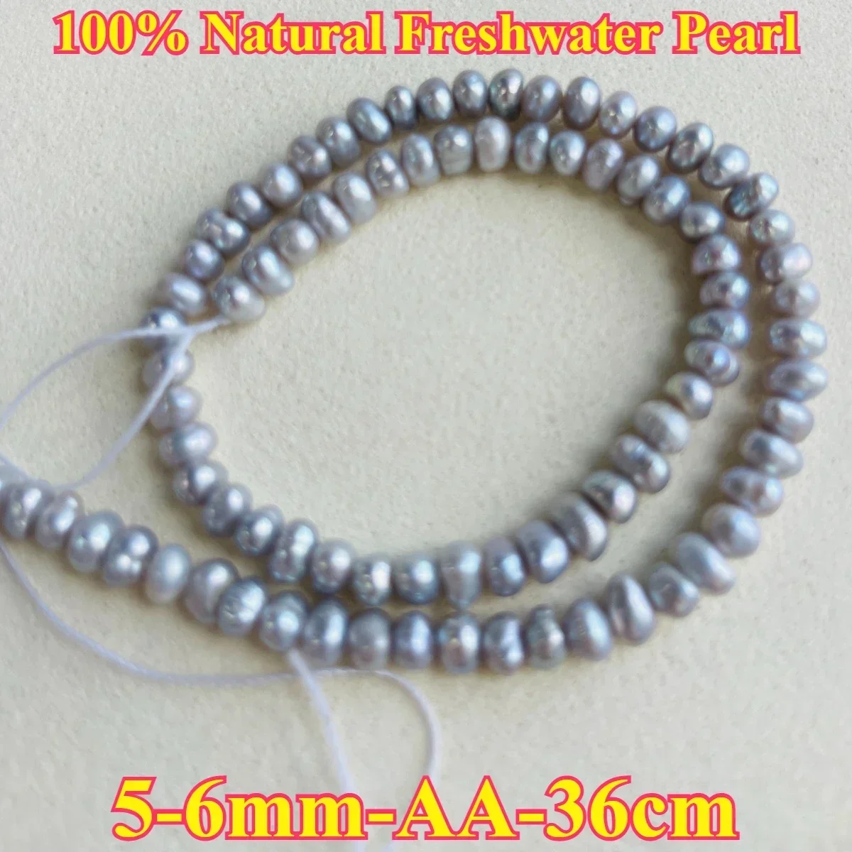 5-6mm AA Smooth Natural Freshwater Gray Oval Delicate Pearl Spacer Bead Jewelry Make DIY Necklace Bracelet Women Gift Wedding 
5-6mm AA Smooth Natural Freshwater Gray Oval Delicate Pearl Spacer Bead Jewelry Make DIY Necklace Bracelet Women Gift Wedding