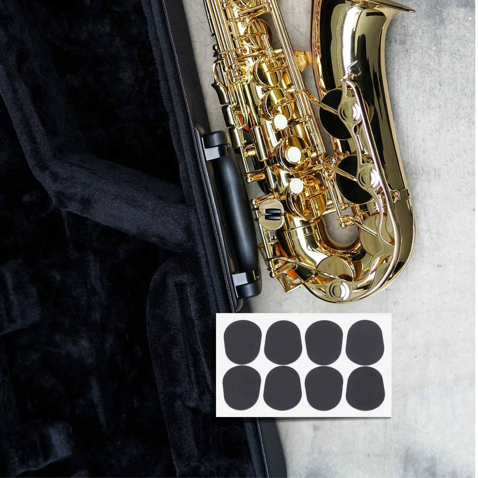 40Pcs Black Silicone Mouthpiece Patches for Saxophone Clarinet Comfortable Dental Pad Thin Grip Cushion Protector Residue-Free
40Pcs Black Silicone Mouthpiece Patches for Saxophone Clarinet Comfortable Dental Pad Thin Grip Cushion Protector Residue-Free
