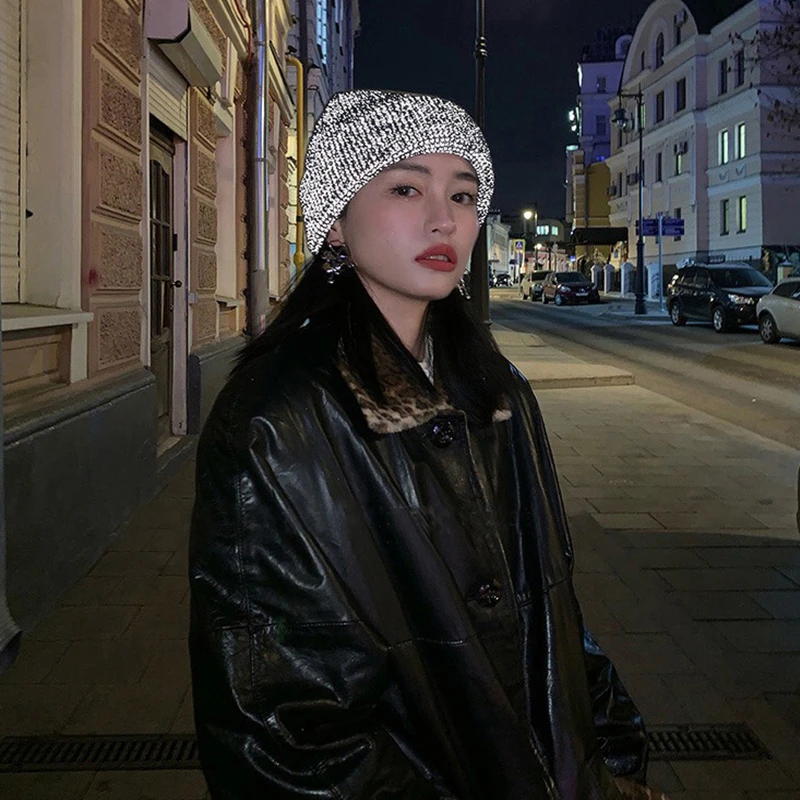 Night Reflective Beanies Hat for Women and Men Winter Warm Thicken Knitted Woolen Cover Head Cap Outdoor Cycling Ski Ladies Hats
Night Reflective Beanies Hat for Women and Men Winter Warm Thicken Knitted Woolen Cover Head Cap Outdoor Cycling Ski Ladies Hats