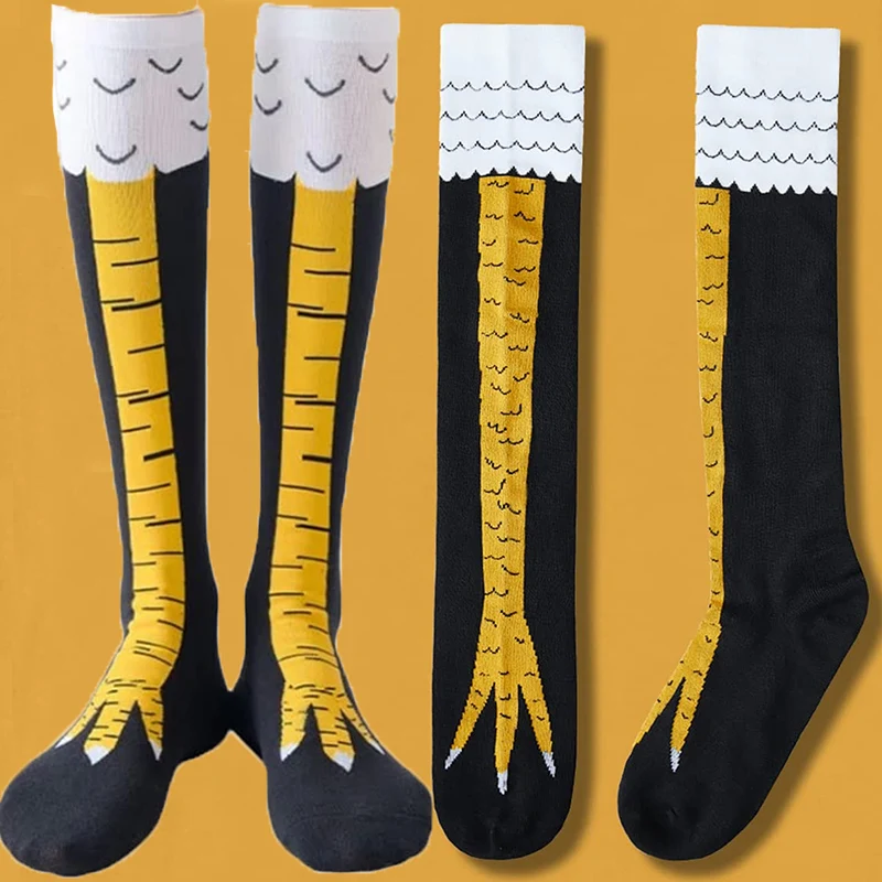 Chicken Paw Stocking Women Spring Autumn Winter Over-knee Pressure Thin Leg Long Stockings Middle High School Girls Funny Socks
Chicken Paw Stocking Women Spring Autumn Winter Over-knee Pressure Thin Leg Long Stockings Middle High School Girls Funny Socks