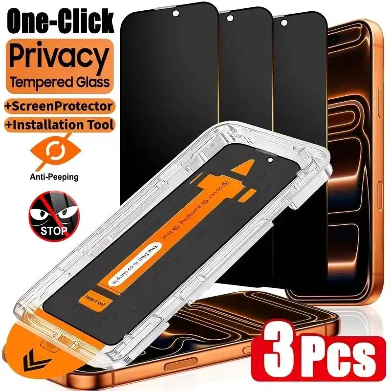Oleophobic Coating Dust Free Privacy Screen Protector For Iphone 17 15 13 14 11 12 16 Pro Max 16E Air Mini 7 8 Plus XS XR X SE
Oleophobic Coating Dust Free Privacy Screen Protector For Iphone 17 15 13 14 11 12 16 Pro Max 16E Air Mini 7 8 Plus XS XR X SE