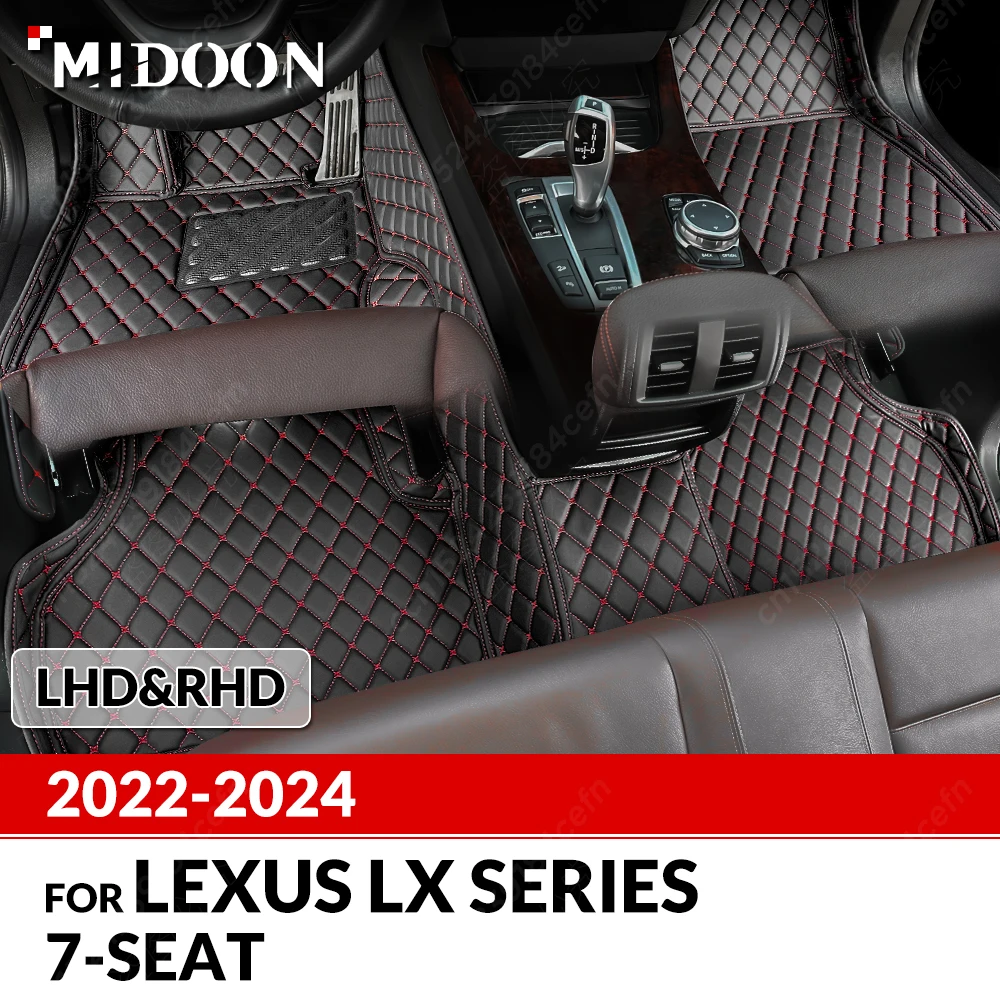 Пользовательские автомобильные коврики для Lexus LX series 8 Seats 2022-2024, детали интерьера, аксессуары, защитная накладка
Пользовательские автомобильные коврики для Lexus LX series 8 Seats 2022-2024, детали интерьера, аксессуары, защитная накладка
