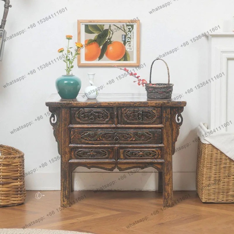 Old objects Solid wood Ming and Qing classical lockers Storage decorative cabinet furniture
Old objects Solid wood Ming and Qing classical lockers Storage decorative cabinet furniture