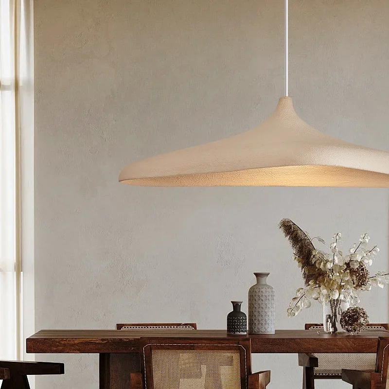 Japanese Minimalist Pendant Light Wabi Sabi Style Handmade Material LED Hanging Lamp Dining Room Living room E27 Chandelier
Japanese Minimalist Pendant Light Wabi Sabi Style Handmade Material LED Hanging Lamp Dining Room Living room E27 Chandelier