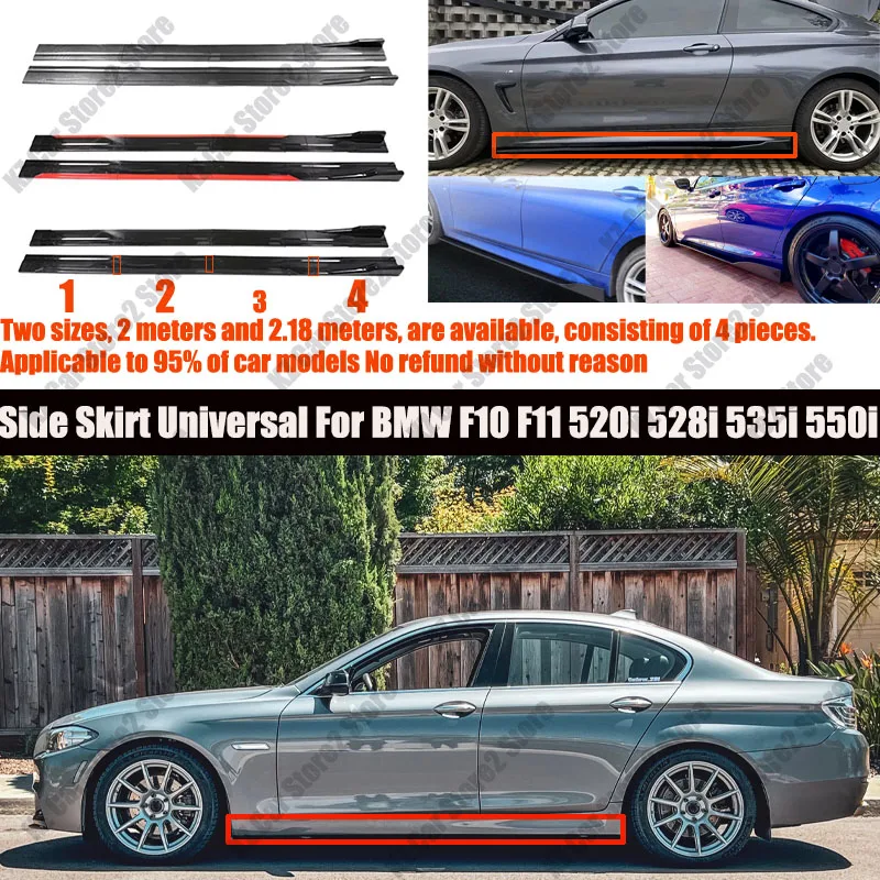 FOR BMW F10 F11 520i 528i 535i 550i 2M Car Side Skirt Extension Plate Lip Separator Bumper 2.18M Racing Side Spoiler Universal C
FOR BMW F10 F11 520i 528i 535i 550i 2M Car Side Skirt Extension Plate Lip Separator Bumper 2.18M Racing Side Spoiler Universal C