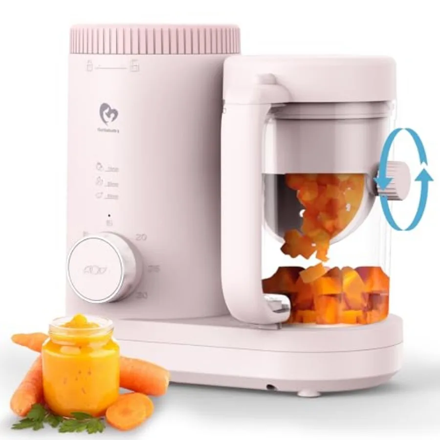 Baby Food Maker Bellababy Baby Food Processor Puree Blender Steamer with Reversible Steam Basket One Button Easy Operation and
Baby Food Maker Bellababy Baby Food Processor Puree Blender Steamer with Reversible Steam Basket One Button Easy Operation and