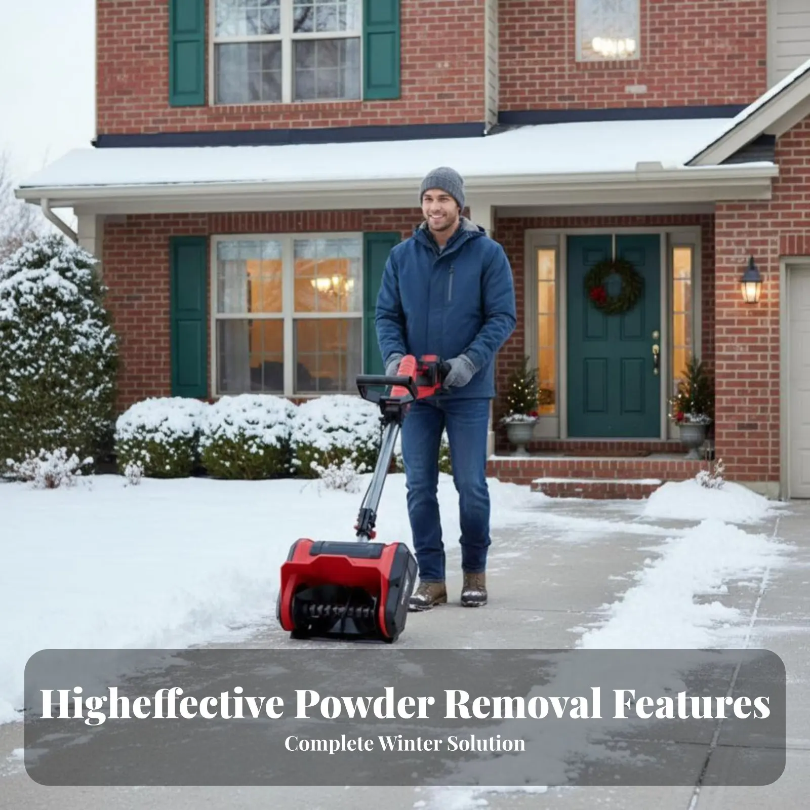 Electric Winter Debris Remover, Cordless, Push Type, 342 Model, Compact, Adjustable Aluminum Handle, Home & Property Use
Electric Winter Debris Remover, Cordless, Push Type, 342 Model, Compact, Adjustable Aluminum Handle, Home & Property Use