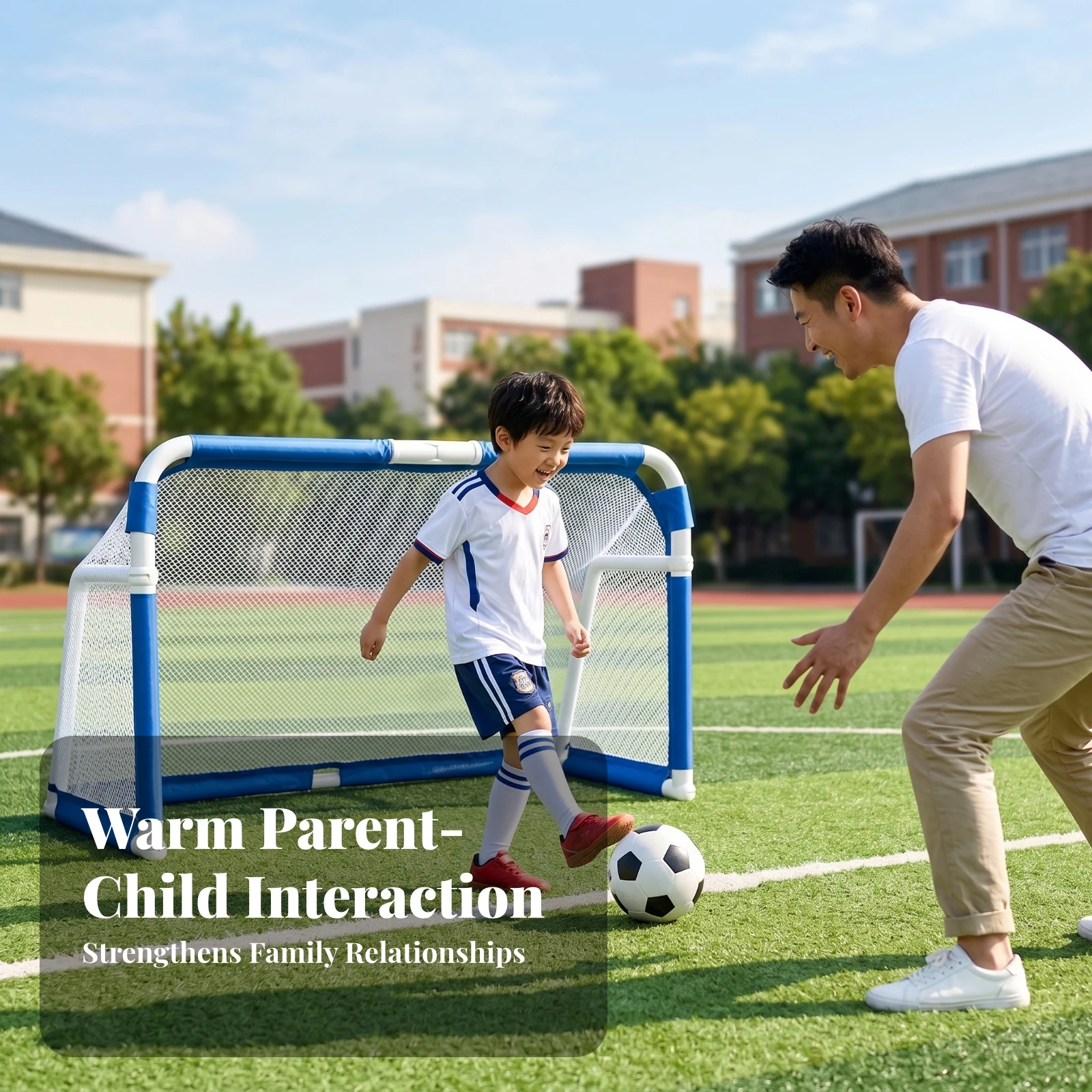 Cylindrical Frame Frame Long-Lasting Foldable Soccer Goal Sports Equipment Reinforced Joints Kids Soccer Goal for Play
Cylindrical Frame Frame Long-Lasting Foldable Soccer Goal Sports Equipment Reinforced Joints Kids Soccer Goal for Play