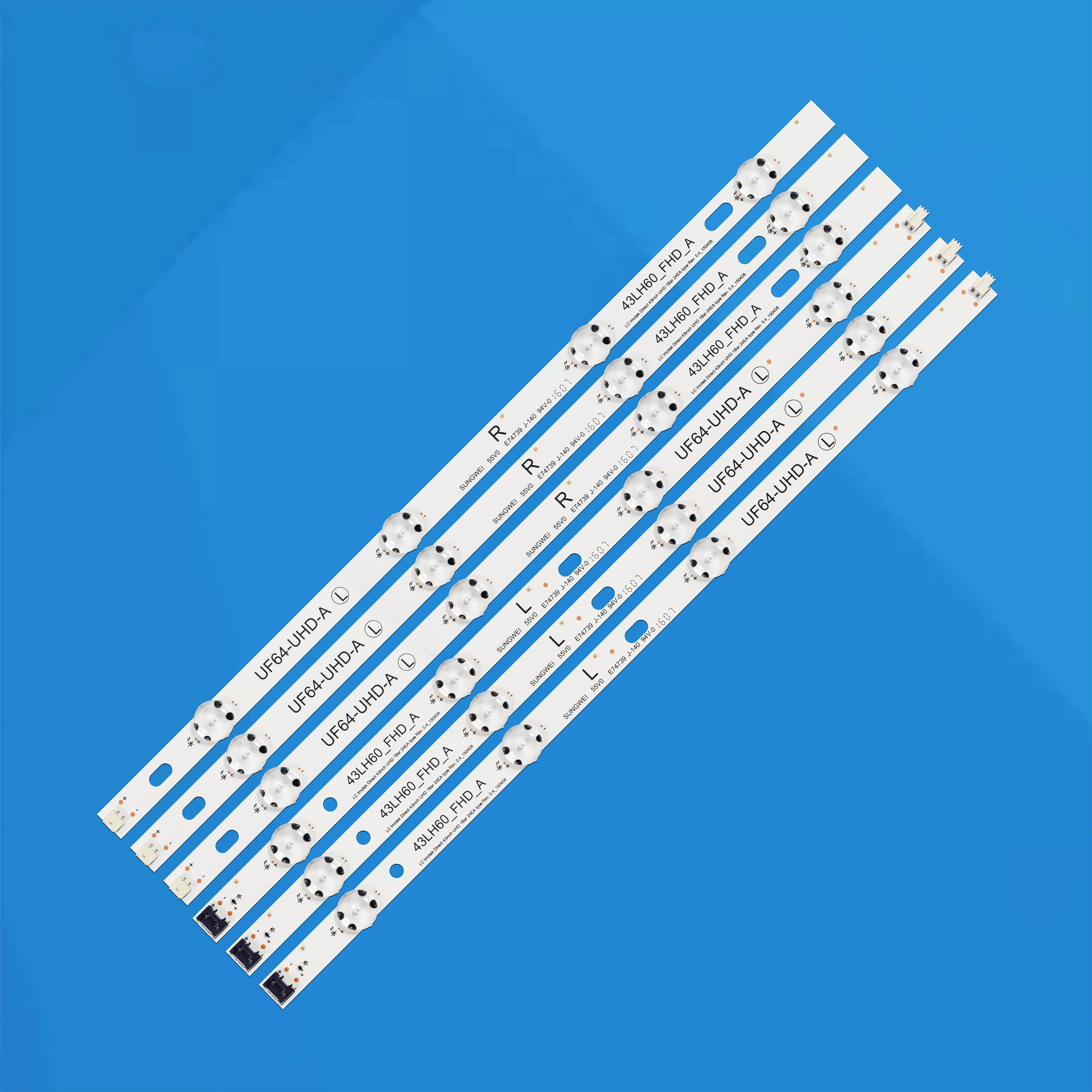 3 PCS LED backlight strip 43LH6040 43LH605T 43UF6100 43LH6047 43UF6400-CA EAV63452303 HC430DGG-SLNX1-211X NC430DGE NC430DUE-VUDN
3 PCS LED backlight strip 43LH6040 43LH605T 43UF6100 43LH6047 43UF6400-CA EAV63452303 HC430DGG-SLNX1-211X NC430DGE NC430DUE-VUDN