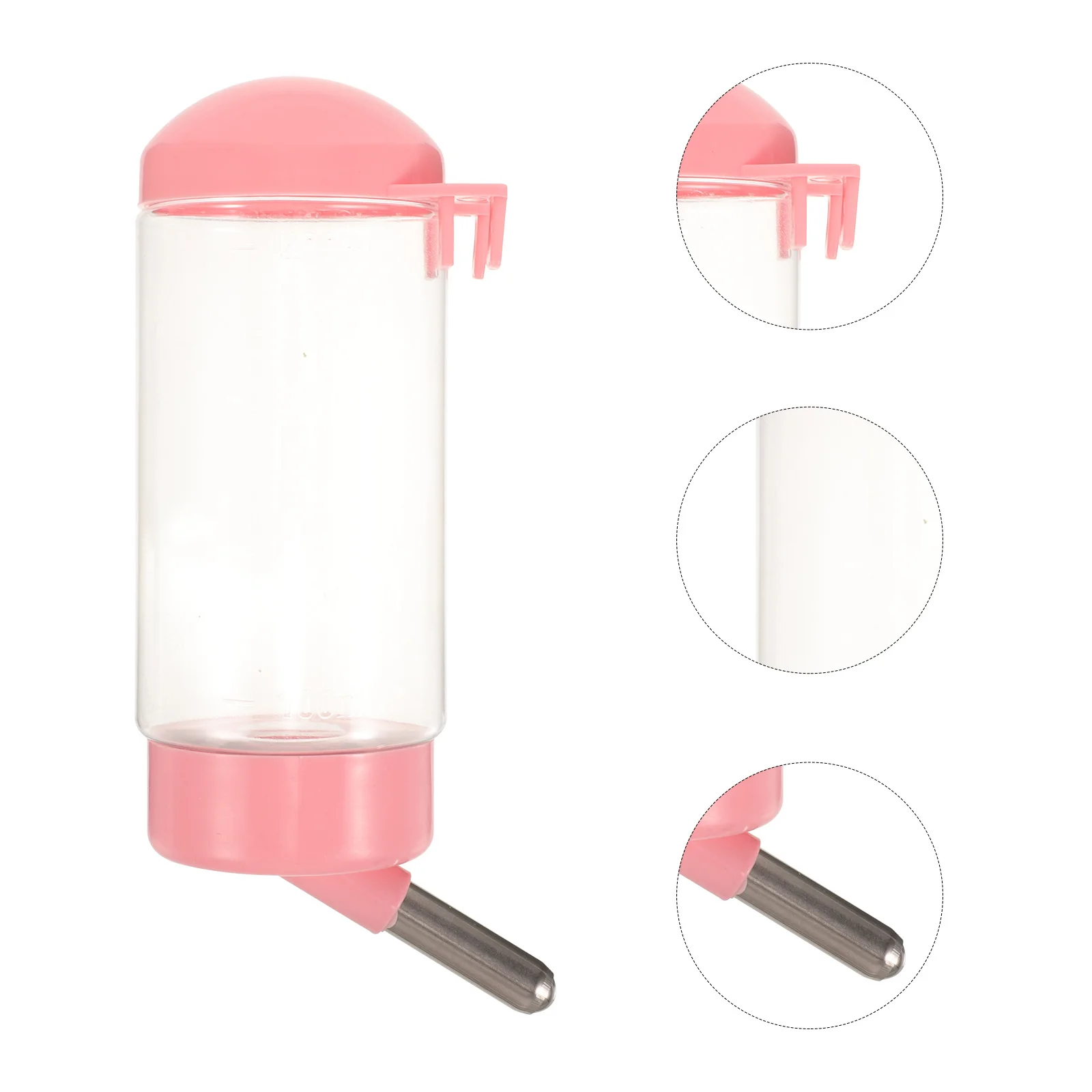 400Ml Small Pet Water Dispenser Hangable Non Spill for Cat Dog Rabbit Animal Safe Material Pink
400Ml Small Pet Water Dispenser Hangable Non Spill for Cat Dog Rabbit Animal Safe Material Pink