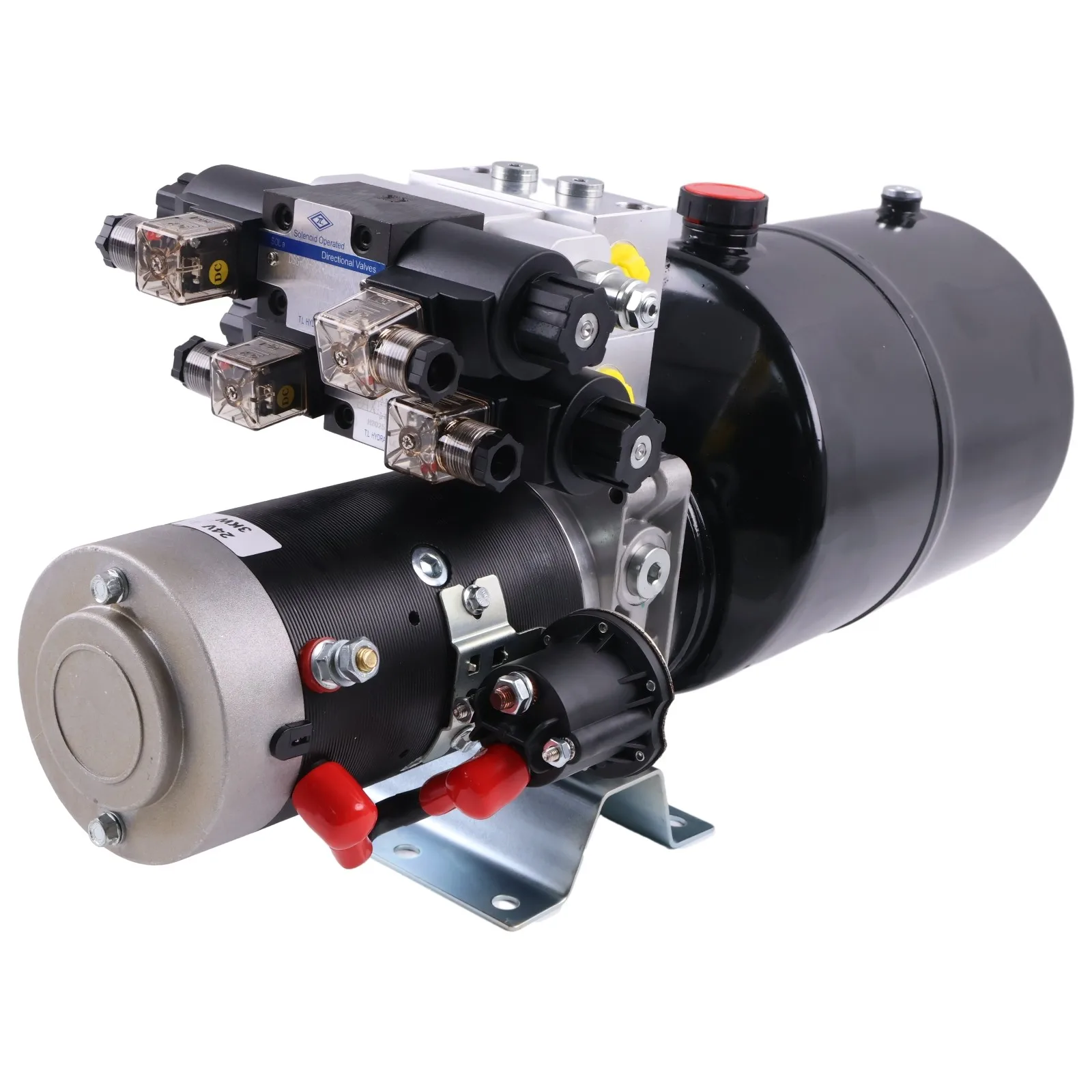 24V DC Double Acting 8 QTs Steel Tank Hydraulic Pump Power Unit for Snow Plow
24V DC Double Acting 8 QTs Steel Tank Hydraulic Pump Power Unit for Snow Plow