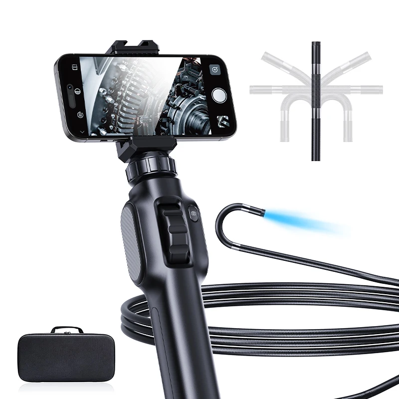 Industrial waterproof 7.9mm 2MP HD Camera Portable 360° turning Video Inspection Endoscope for Video Inspection for /IOS/Android
Industrial waterproof 7.9mm 2MP HD Camera Portable 360° turning Video Inspection Endoscope for Video Inspection for /IOS/Android