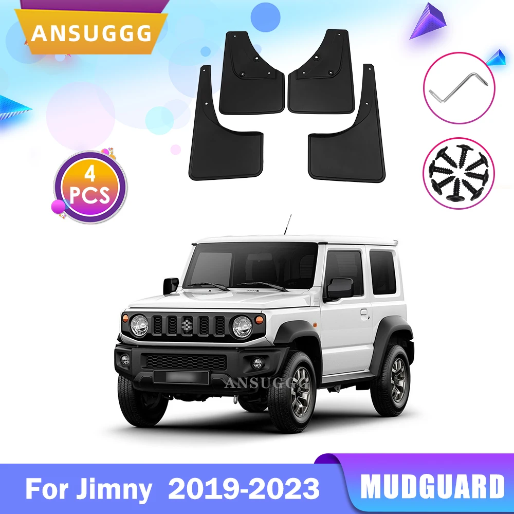 Mudguard For Suzuki Jimny Sierra JB74 JB64 2019-2023 2022 Mud Flaps Splash Guards MudFlap Car Accessories Wheels Fender 4Pcs
Mudguard For Suzuki Jimny Sierra JB74 JB64 2019-2023 2022 Mud Flaps Splash Guards MudFlap Car Accessories Wheels Fender 4Pcs