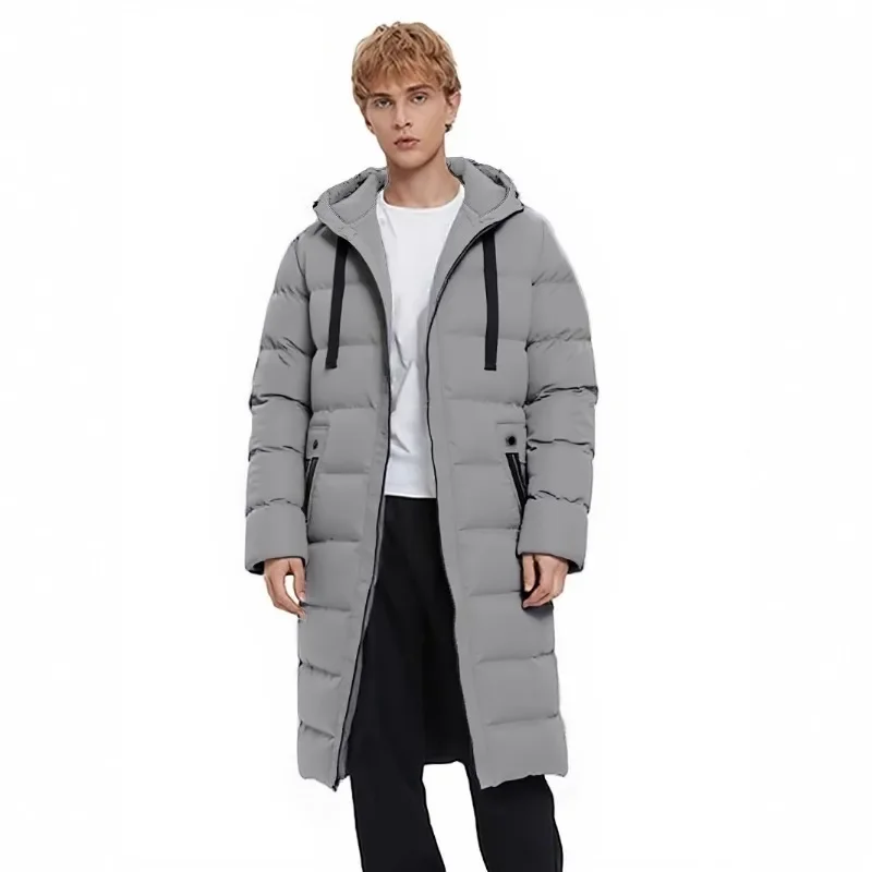 Однотонная хлопковая куртка средней длины с капюшоном, новая мужская простая хлопковая стеганая куртка
Однотонная хлопковая куртка средней длины с капюшоном, новая мужская простая хлопковая стеганая куртка