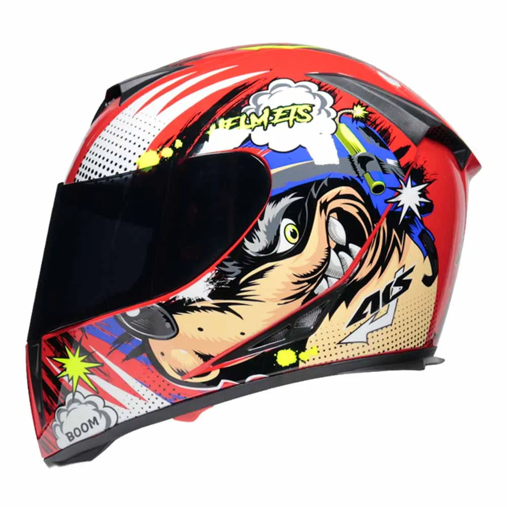 Red Dog Full Face Racing Helmets Wear-Resistant Motorcycle Accessories Breathable Motocross Kask Anti-Fall Head Protection M-2XL
Red Dog Full Face Racing Helmets Wear-Resistant Motorcycle Accessories Breathable Motocross Kask Anti-Fall Head Protection M-2XL