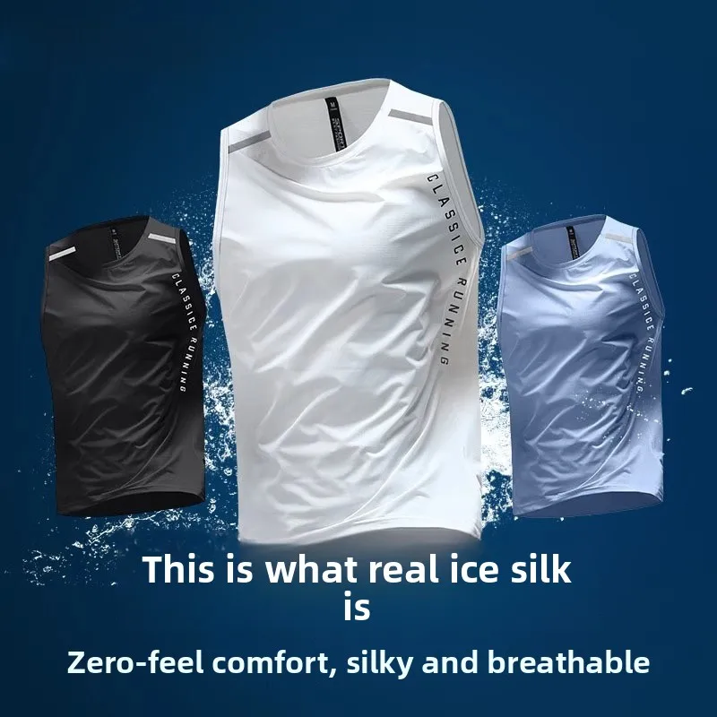 Ice Silk Running Vest Men's No Sve T-irt Baskeall Fitn Summer Sports Qui Dry Stand Fit Faion Urban Sle rou...
Ice Silk Running Vest Men's No Sve T-irt Baskeall Fitn Summer Sports Qui Dry Stand Fit Faion Urban Sle rou...