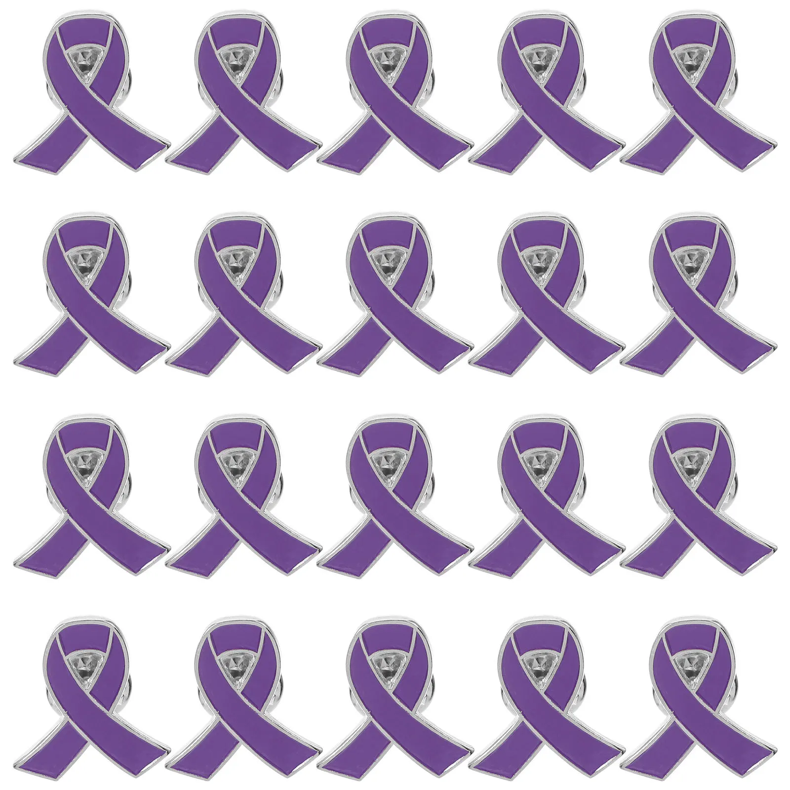 20Pcs Awareness Ribbon Brooches Women Decorative Pins Fine Craftsmanship Sturdy Structure Gift Idea Ribbon Pin
20Pcs Awareness Ribbon Brooches Women Decorative Pins Fine Craftsmanship Sturdy Structure Gift Idea Ribbon Pin