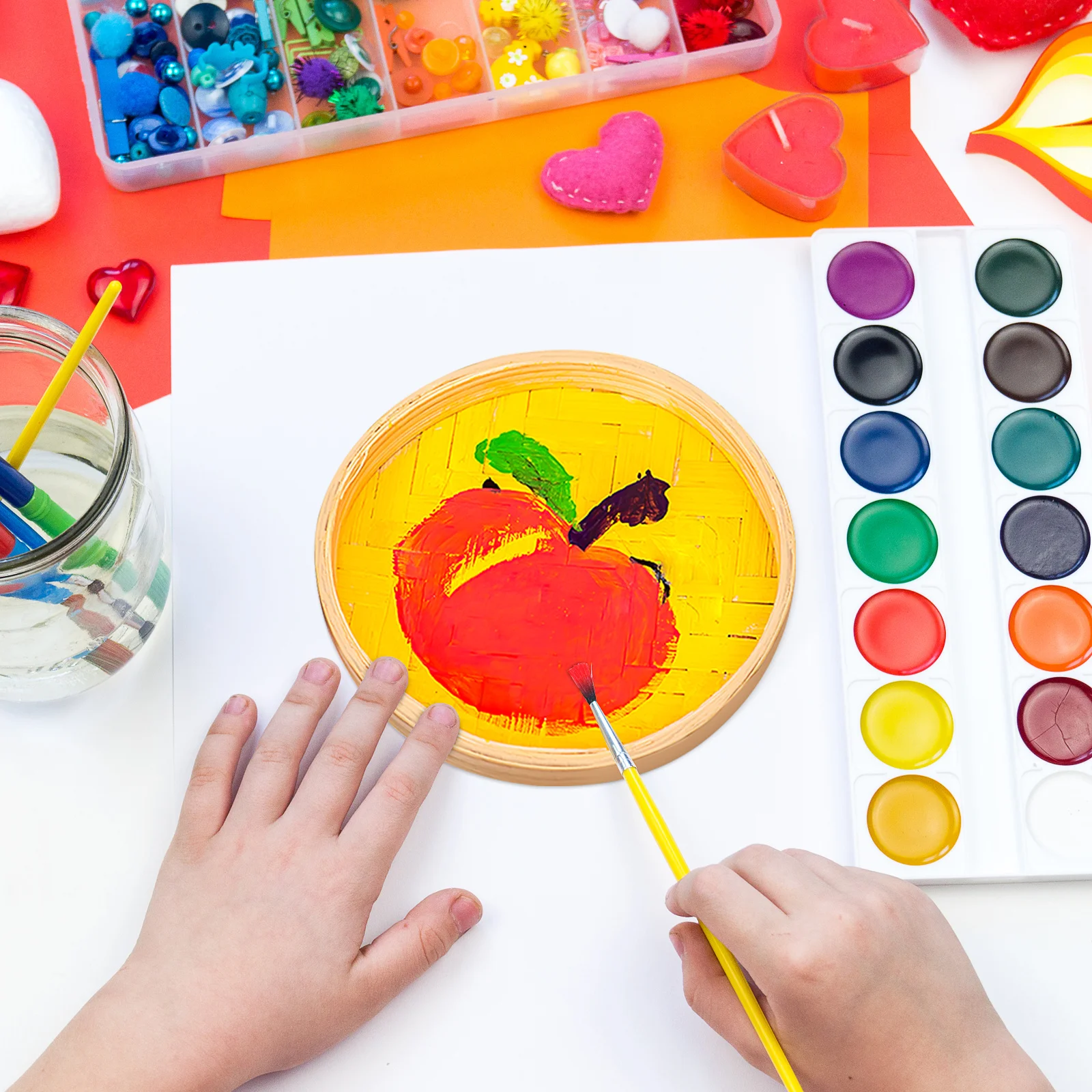 4pcs Bamboo Woven Storage Plate Drawing Craft Diy Painting Decor Dustpan Organizer Handmade Basket For Home Office Use
4pcs Bamboo Woven Storage Plate Drawing Craft Diy Painting Decor Dustpan Organizer Handmade Basket For Home Office Use