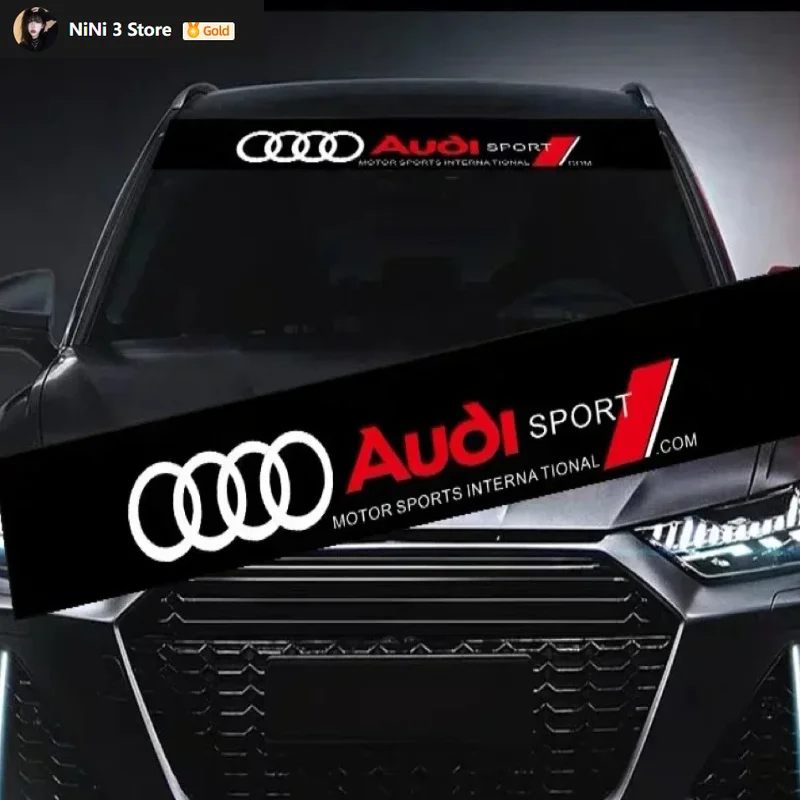 Audi Front Windshield Stickers Front Decorative Decals 3D Stickers For A7 Q2 Q3 Q5 Q7 A3 8P 8V 8L A5 A6 C6 C5 C7 TT Accessories
Audi Front Windshield Stickers Front Decorative Decals 3D Stickers For A7 Q2 Q3 Q5 Q7 A3 8P 8V 8L A5 A6 C6 C5 C7 TT Accessories