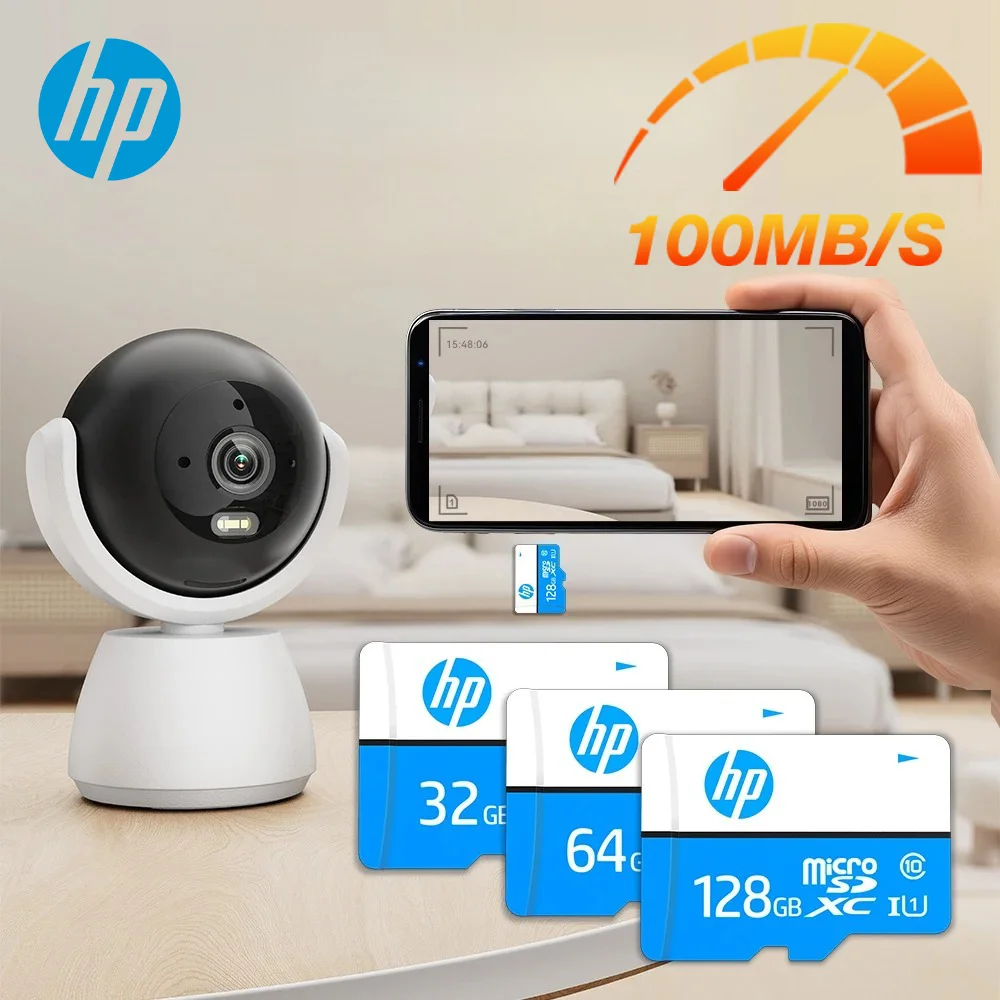 HP Micro SD Card 32GB 64GB 128GB Class10 U1 High Speed TF Flash Memory Card for Driving Recorder Phone DVR Camera HD Video
HP Micro SD Card 32GB 64GB 128GB Class10 U1 High Speed TF Flash Memory Card for Driving Recorder Phone DVR Camera HD Video