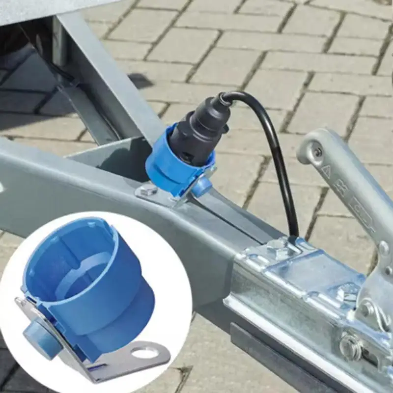 Parking Cover Trailer Plug Holder For 7 Pin Trailer Plugs Connector Fixer Bracket For Trailer RV Truck Accessories
Parking Cover Trailer Plug Holder For 7 Pin Trailer Plugs Connector Fixer Bracket For Trailer RV Truck Accessories