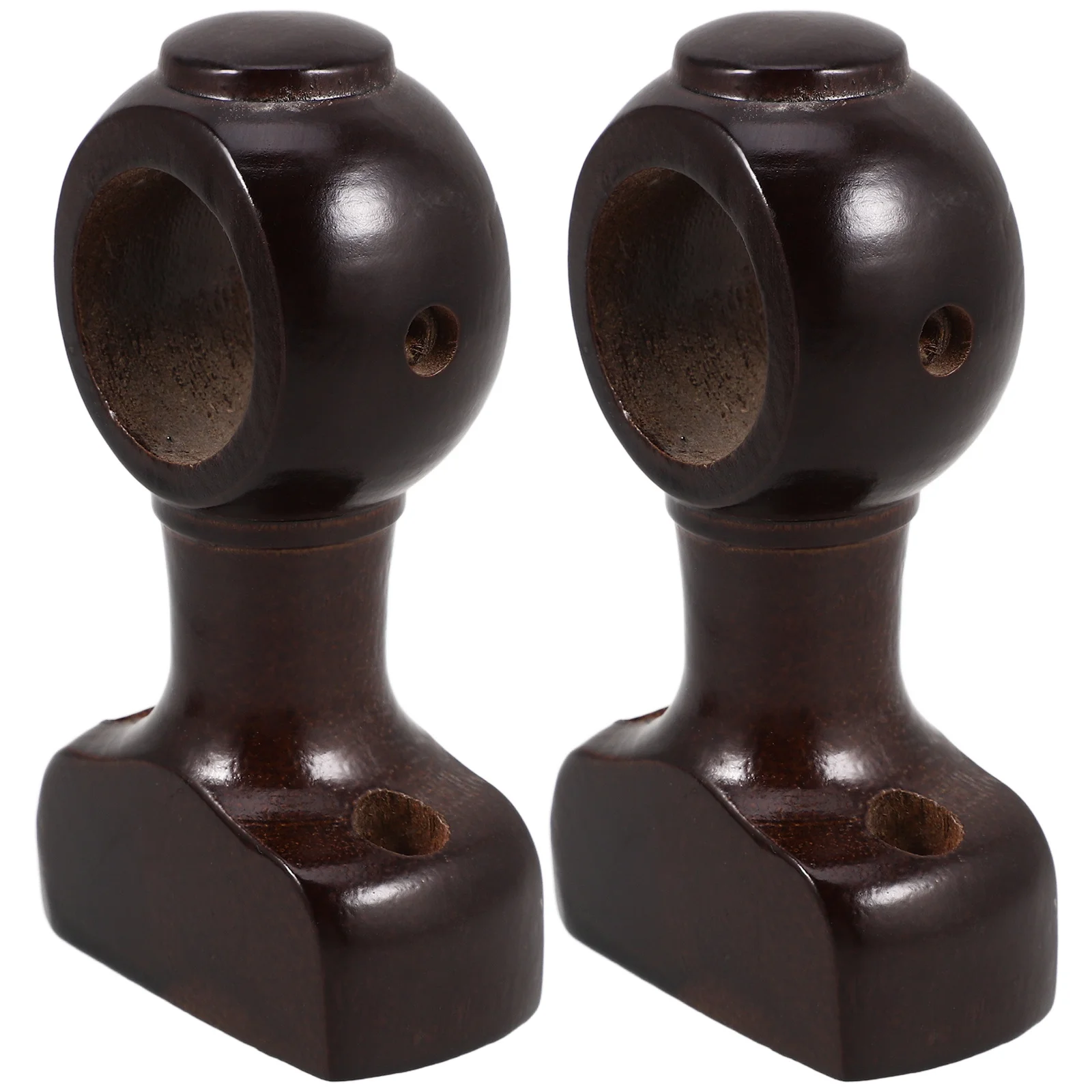 2Pcs Wood Curtain Rod Holders Heavy Duty Wall Mounted Brackets for Curtain Rod Ceiling Mount Bathroom Closet Use
2Pcs Wood Curtain Rod Holders Heavy Duty Wall Mounted Brackets for Curtain Rod Ceiling Mount Bathroom Closet Use